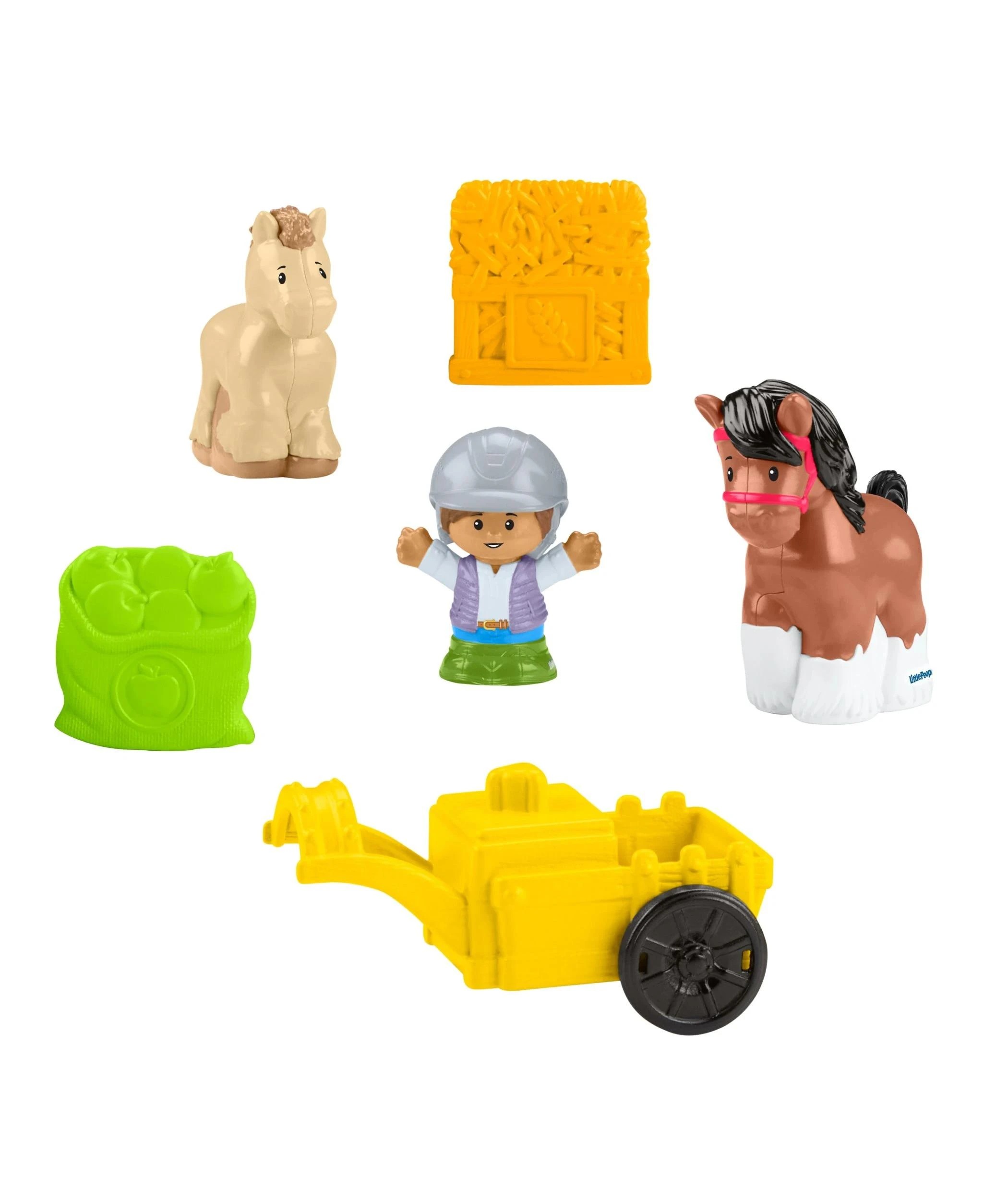 3 Mattel Fisher-Price Little People Friendly Horses Stable Toddler Playset - Multi, 3 of 6