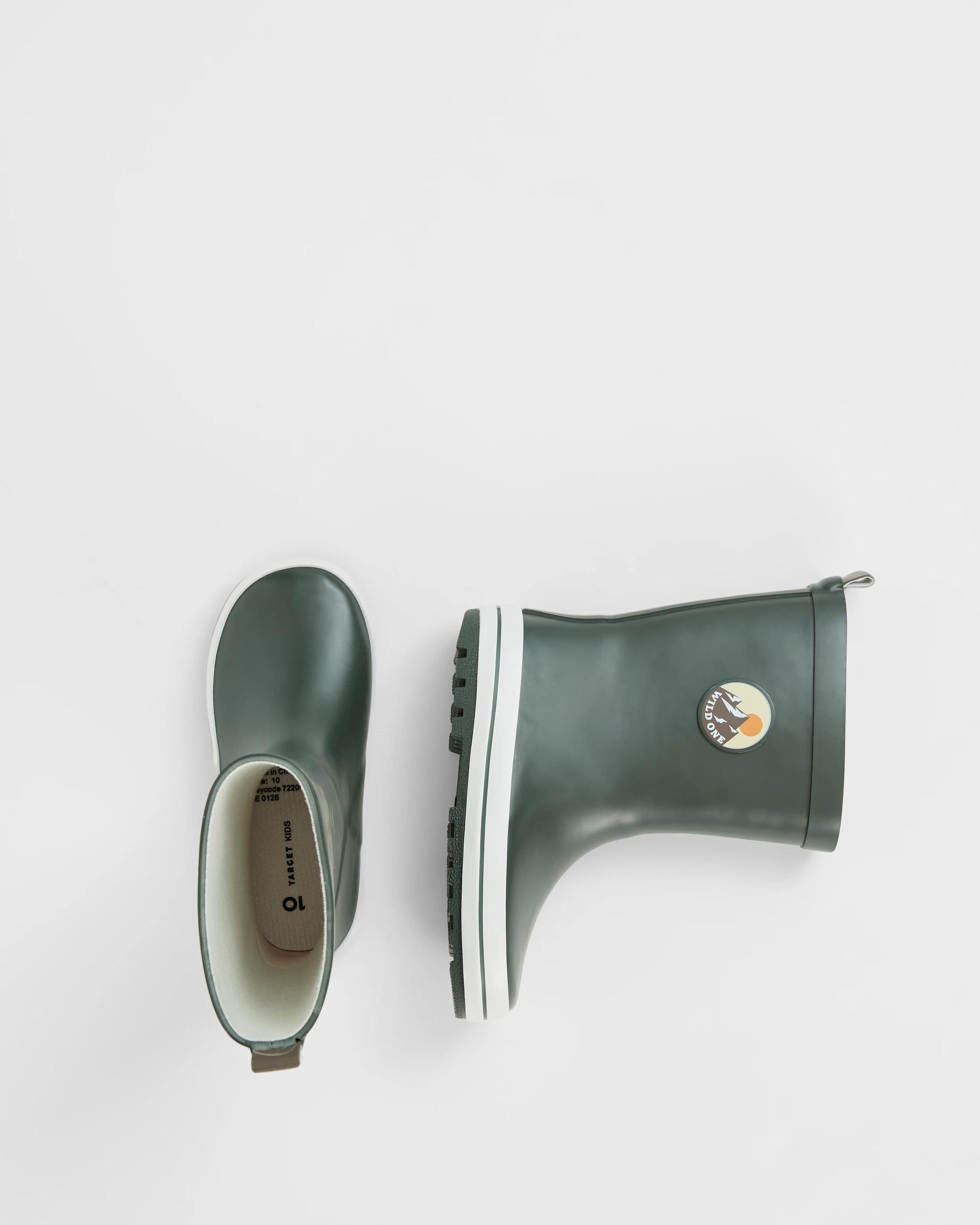 3 Target Kids Core Badge Rainboot KHAKI, 3 of 3