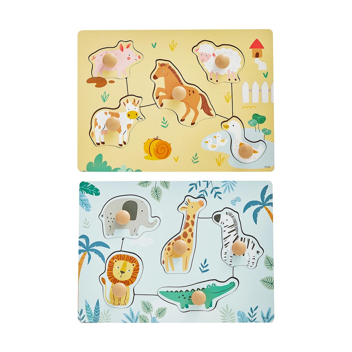 1 Easy Grip Animal Puzzle - Assorted, 1 of 10