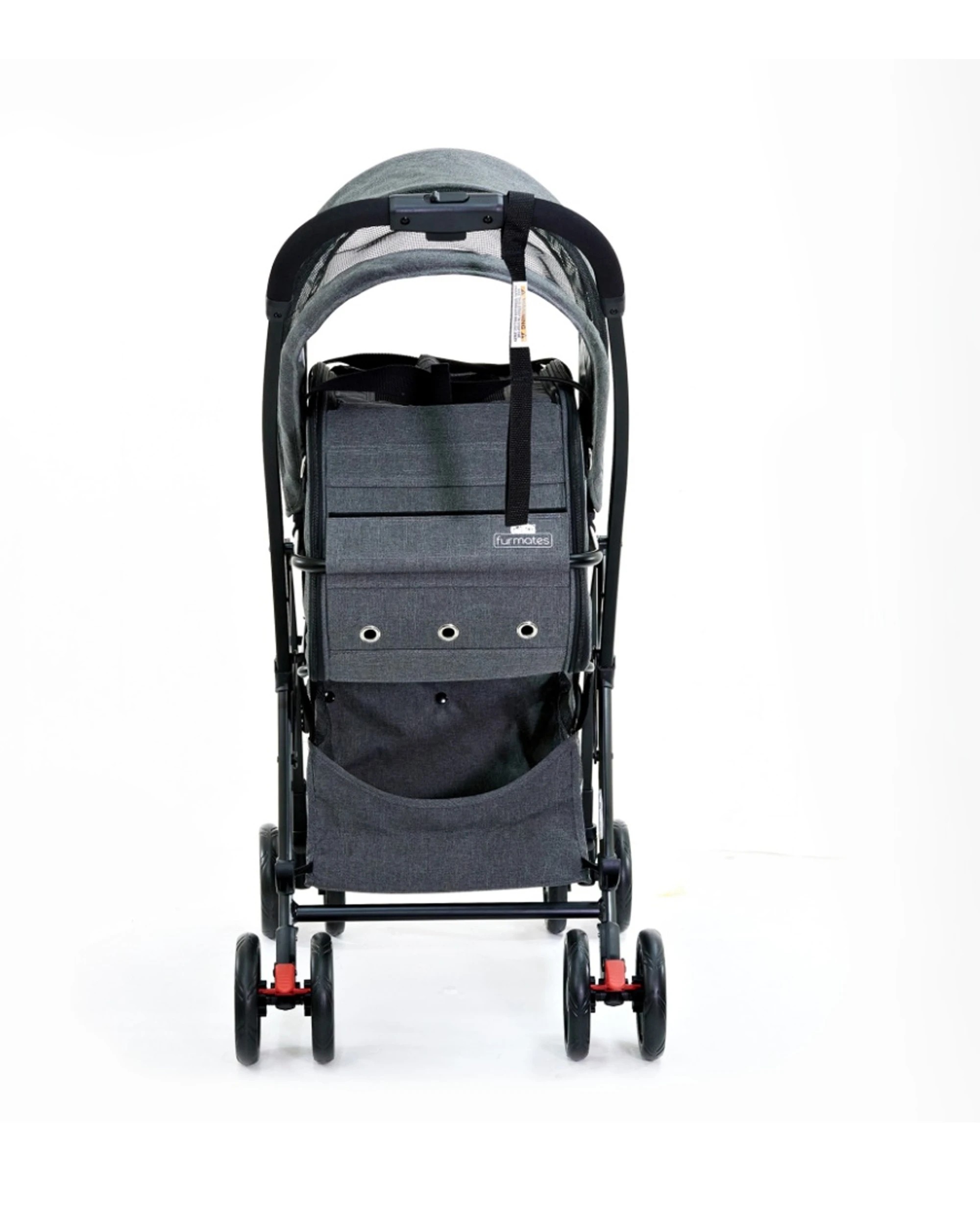 5 Furmates Walky Pet Stroller Pram Removable Carrier Sun Canopy 10kg One Hand Fold - Grey, 5 of 8