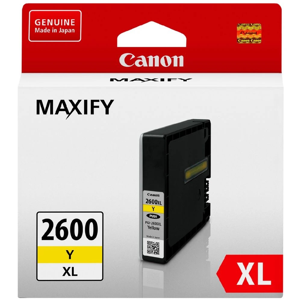 1 Canon PGI 2600XL Ink Cartridge Yellow, 1 of 4