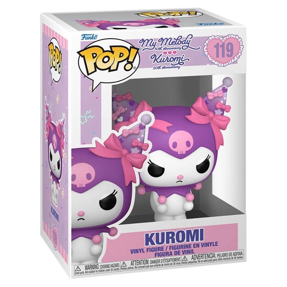 2 Hello Kitty - Kuromi (Grumpy) 20th Anniversary Pop! Vinyl Figure, 2 of 2