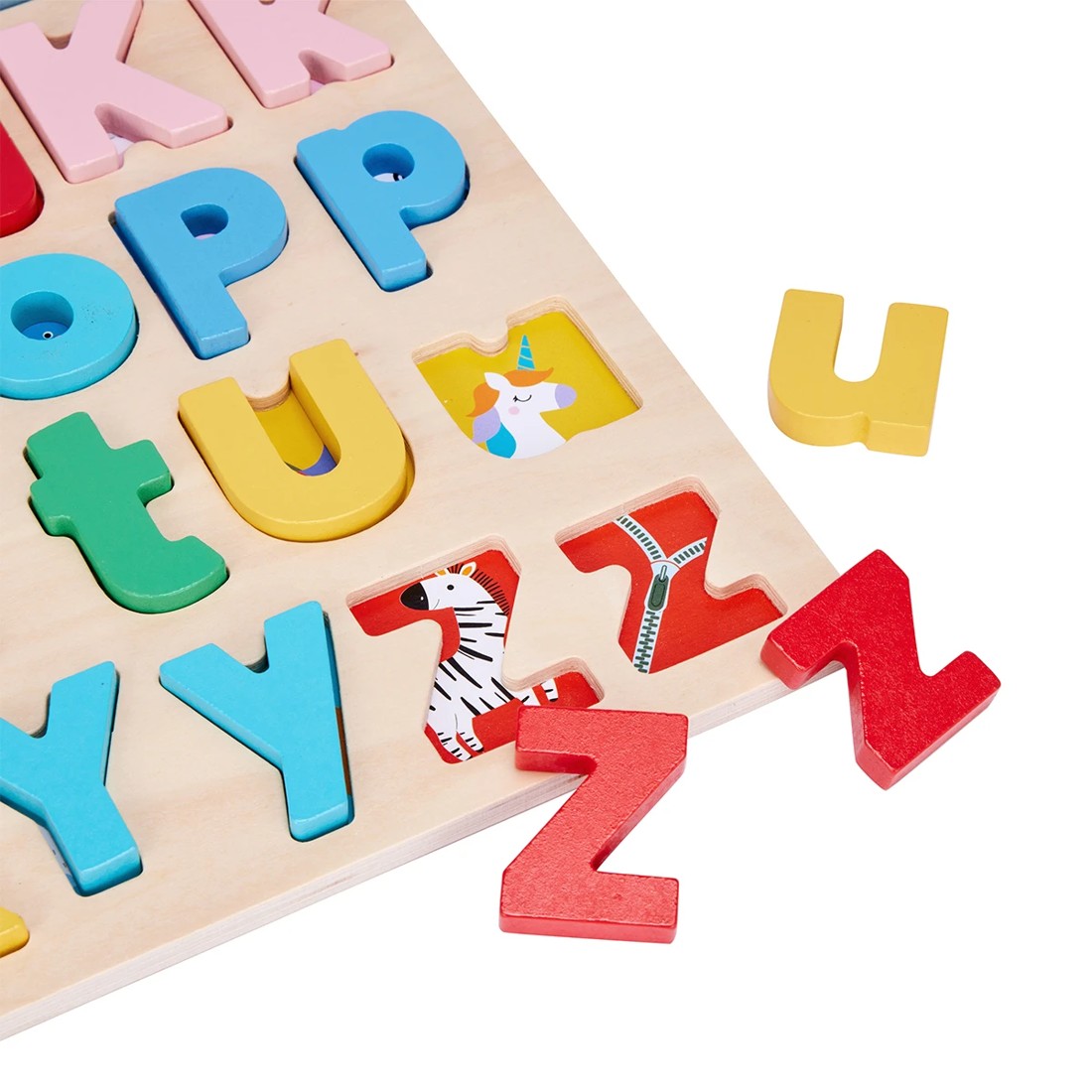 4 Wooden Lower and Uppercase Puzzle, 4 of 5