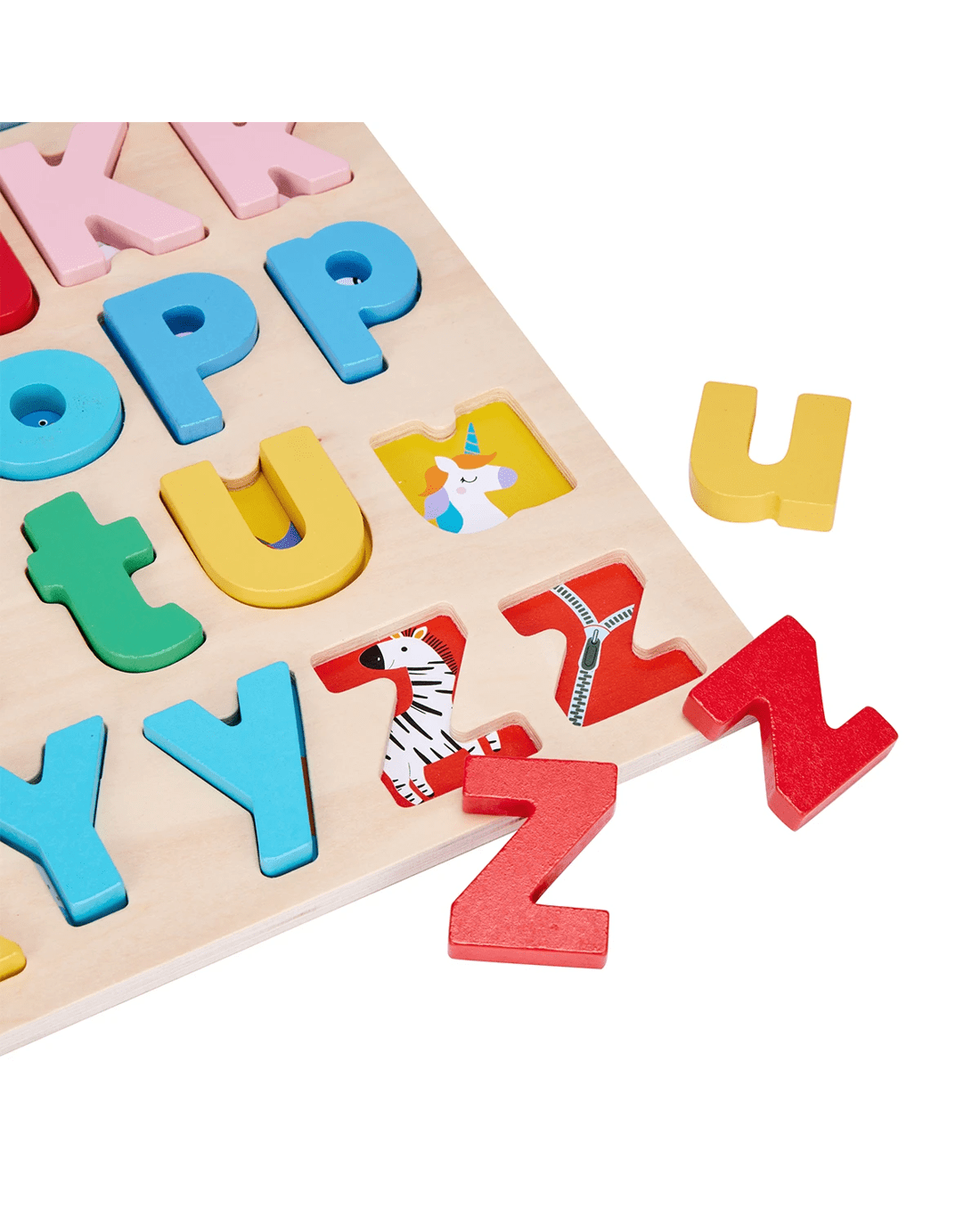4 Wooden Lower and Uppercase Puzzle, 4 of 5