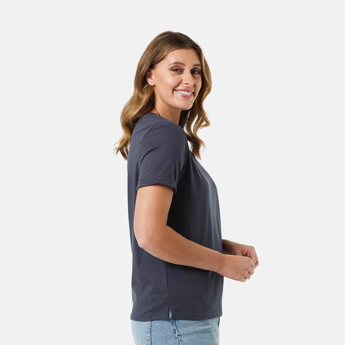 3 Short Sleeve Australian Cotton T-shirt Depth Blue, 3 of 7