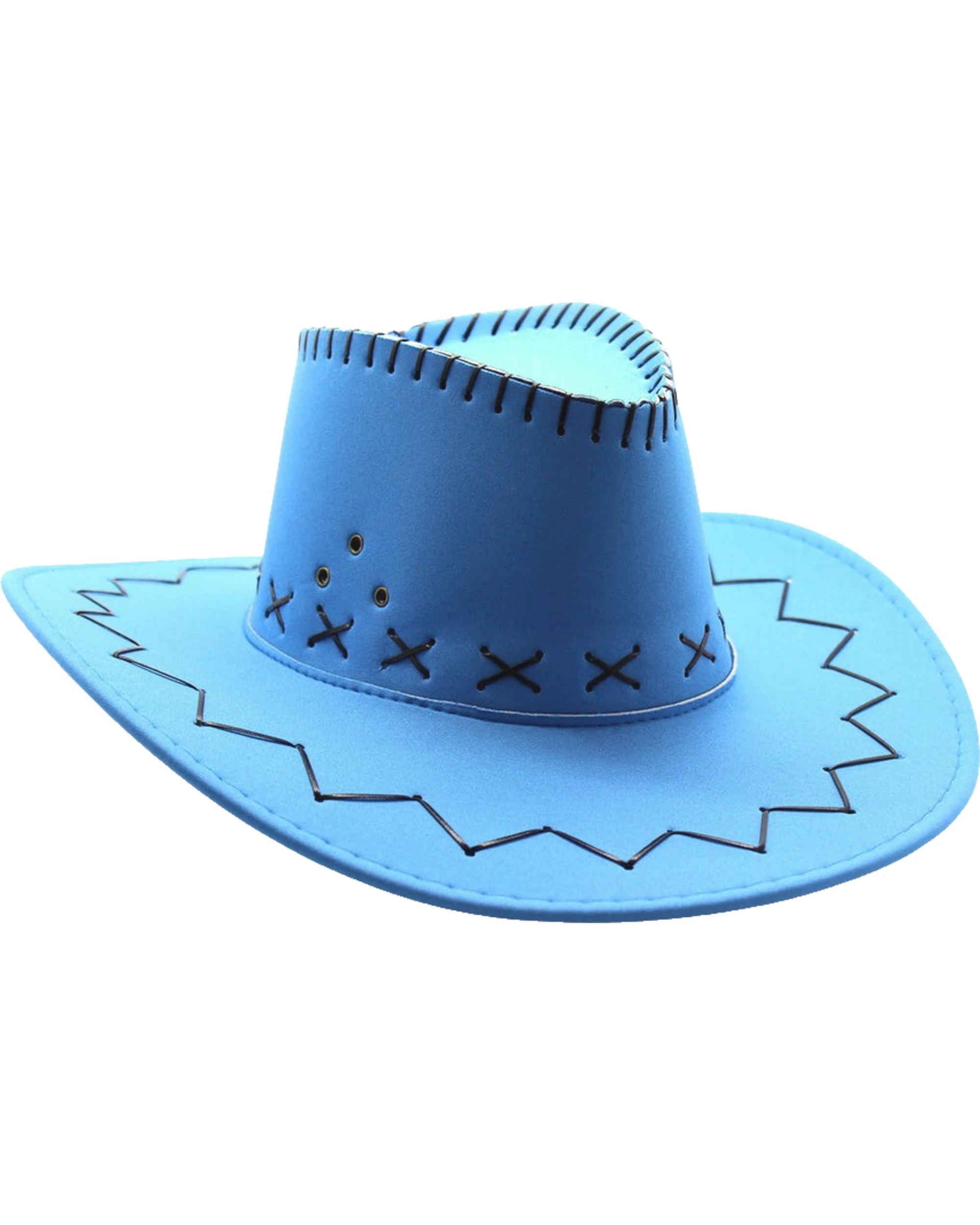 1 JD Party Adult Light Outback Cowboy Hat - Blue, 1 of 1
