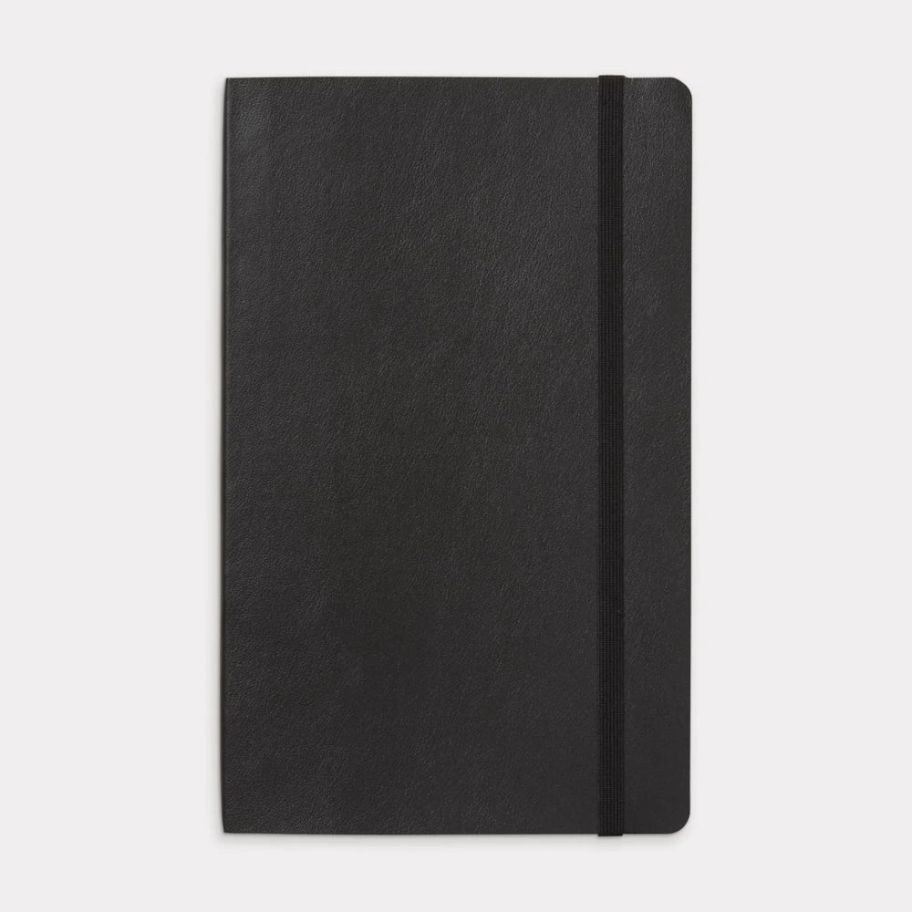 2 Moleskine Classic Soft Cover Ruled Notebook Large Black, 2 of 5
