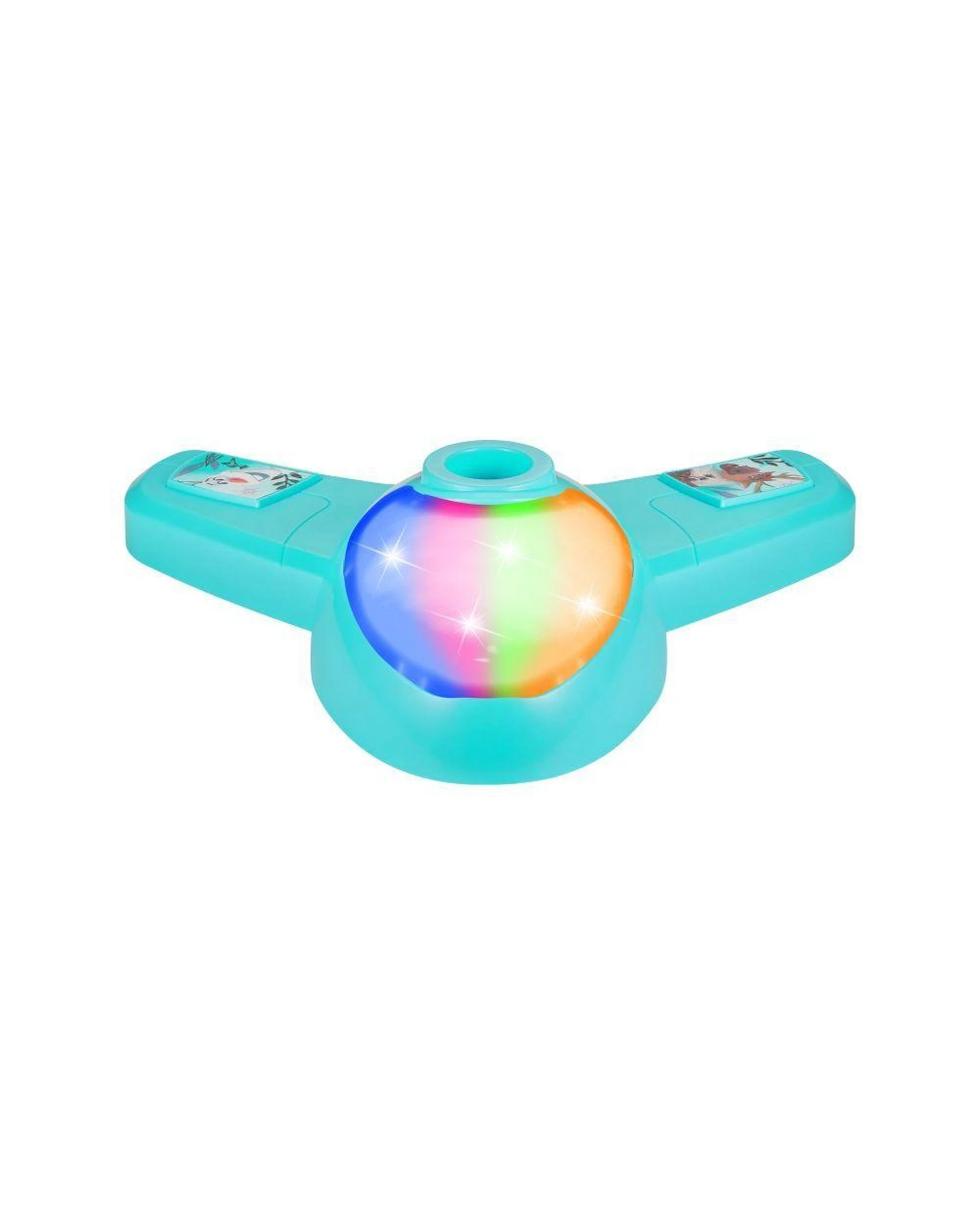 4 Disney Frozen Double Karaoke Mic Stand Bluetooth with Colourful Lights Adjustable Height, 4 of 6