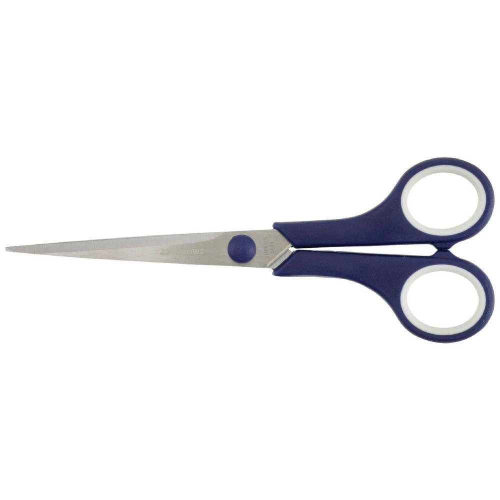 1 J.Burrows Micro Tip Soft Grip Scissors 7"/177mm, 1 of 3