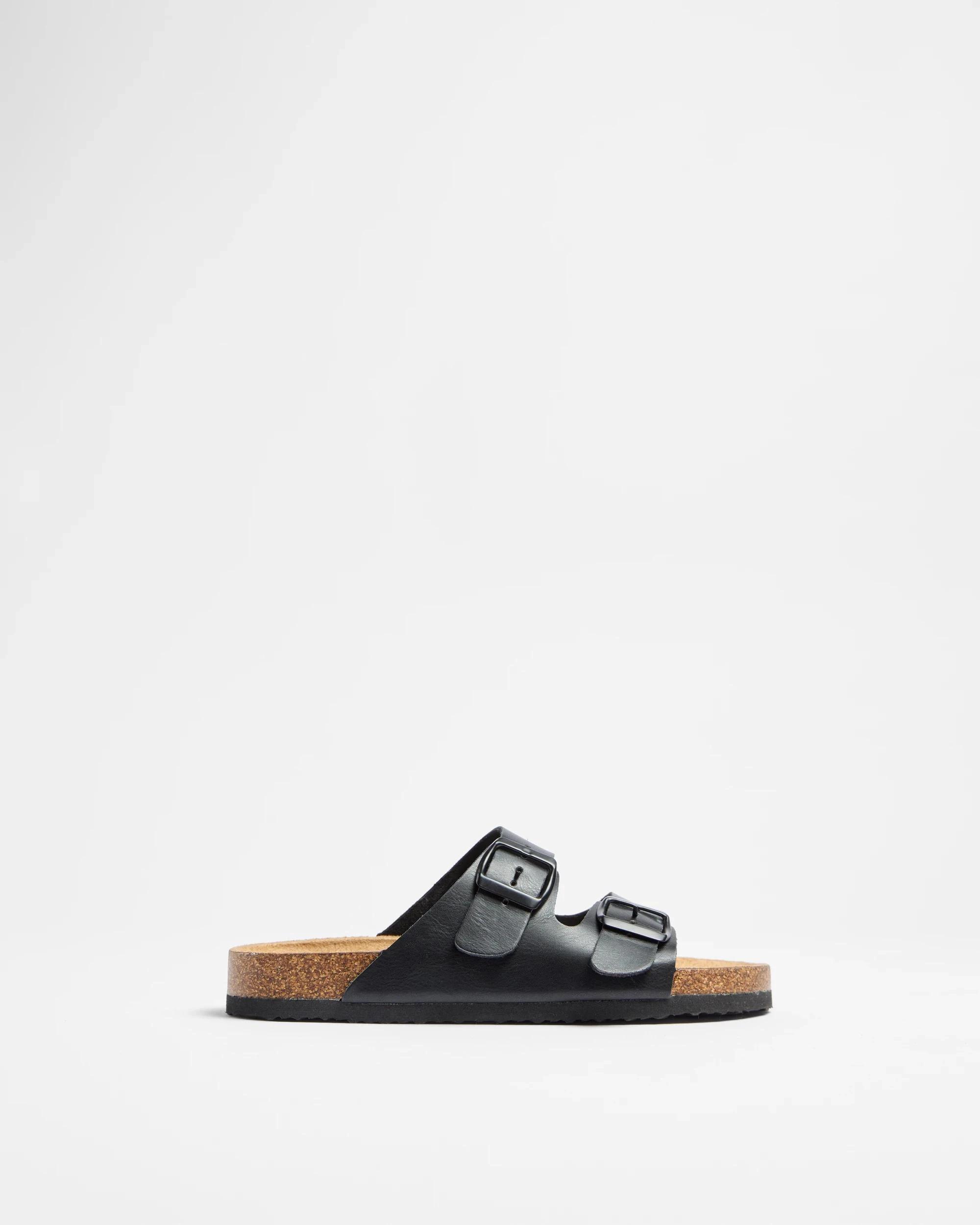 1 Target Woman Womens Moulded Cork Sandal - Maree BLACK, 1 of 3