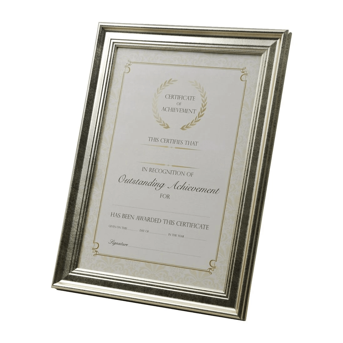 4 A4 Certificate Frame Gold, 4 of 5