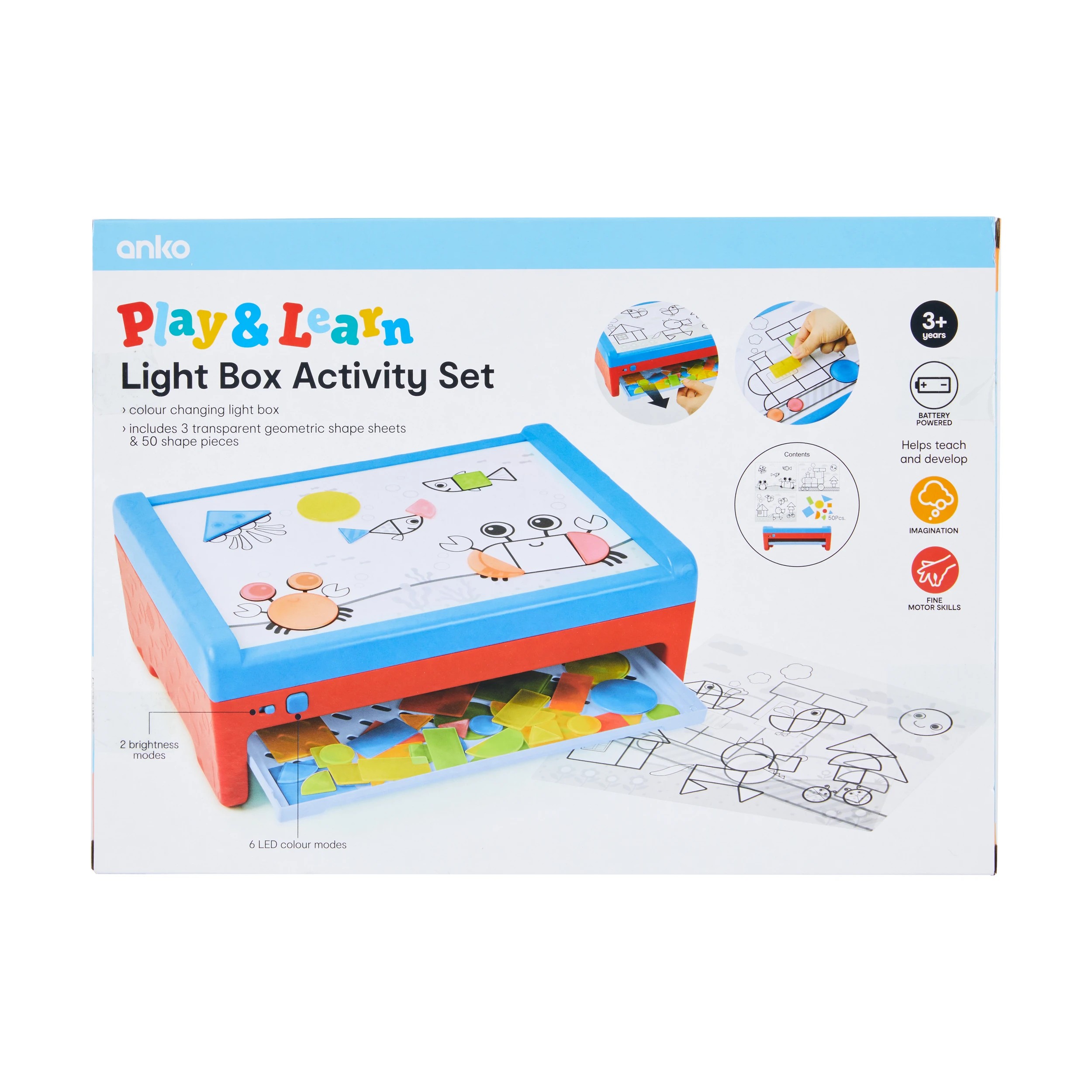 6 Play and Learn Light Box Activity Set, 6 of 6