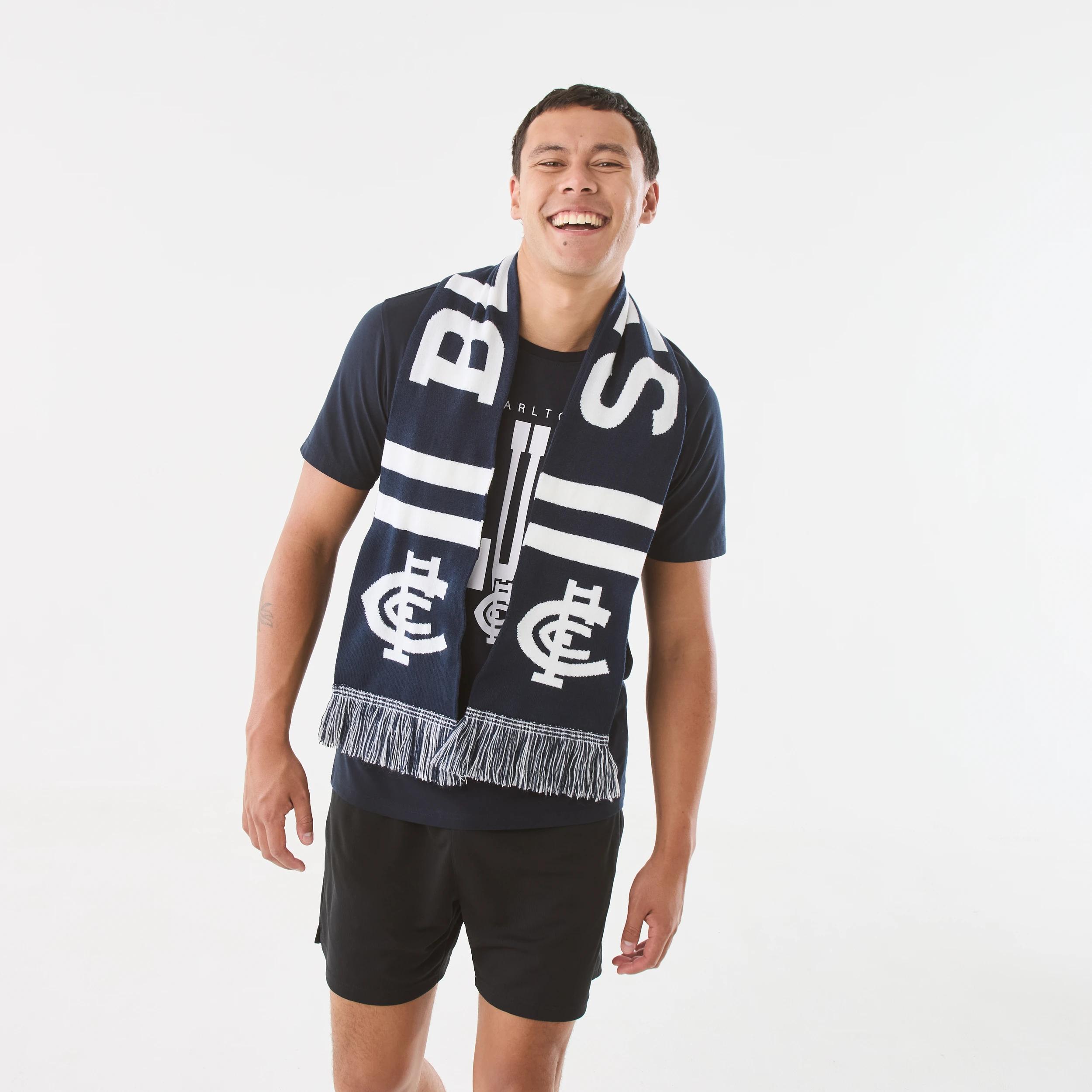 1 Official AFL Adult Scarf Carlton, 1 of 4