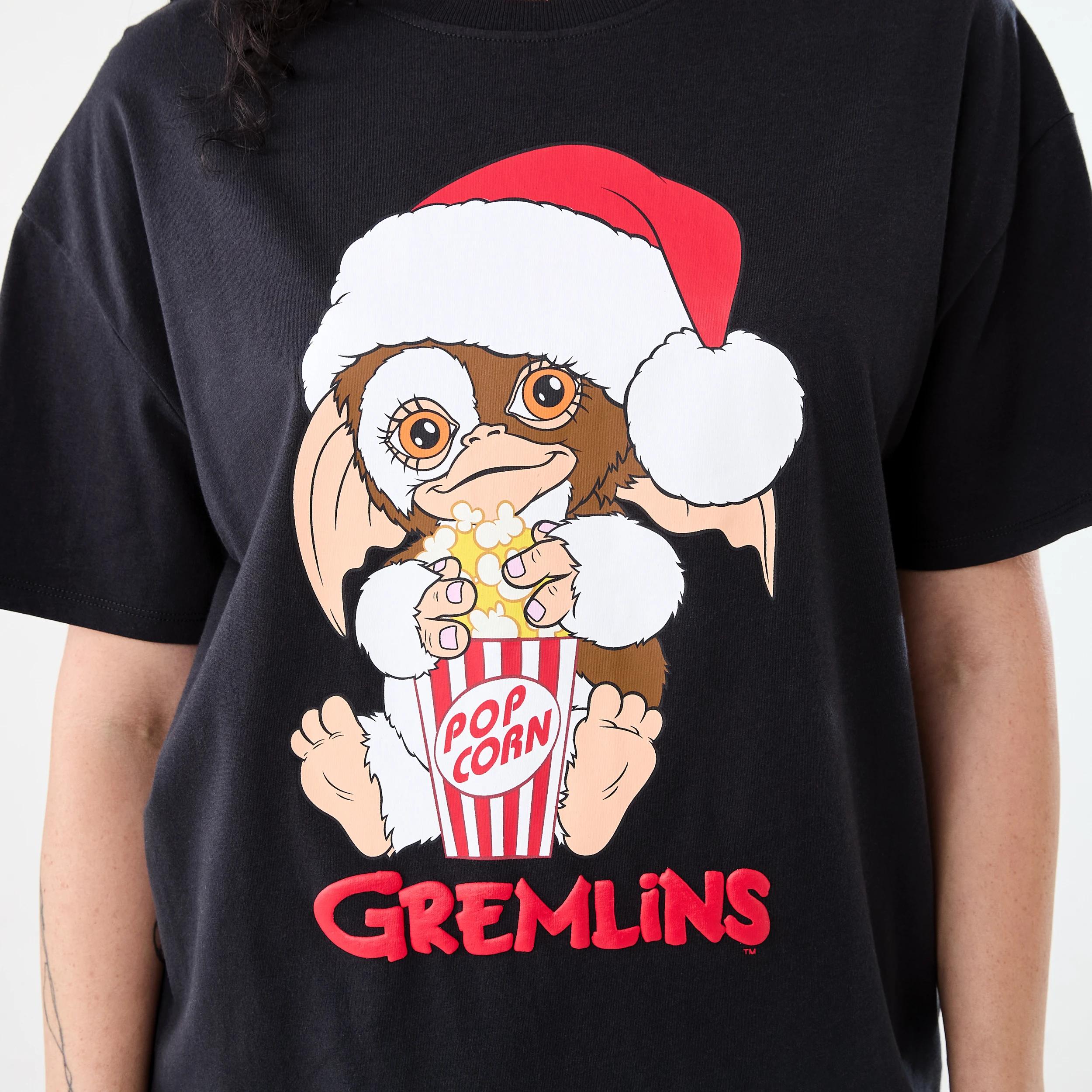 5 Short Sleeve Gremlins License Christmas T-shirt GREMLINS DEEP GREY, 5 of 5
