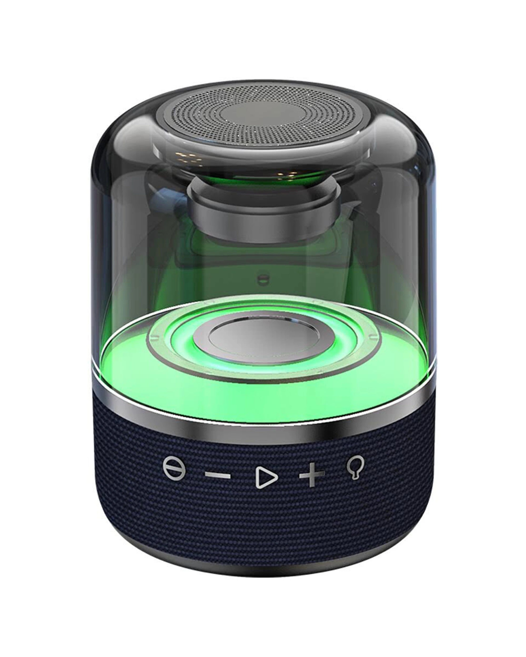 1 Sansai 14.5cm Bluetooth RGB Colourful Wireless Speaker 20W Music Audio - Clear, 1 of 3