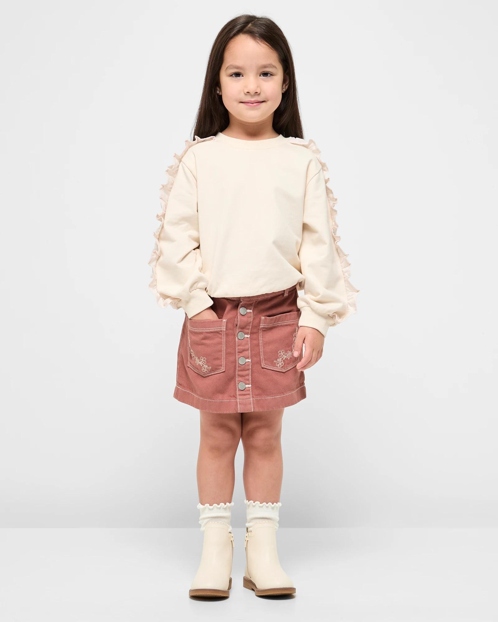 2 Target Denim Skort BROWN, 2 of 5