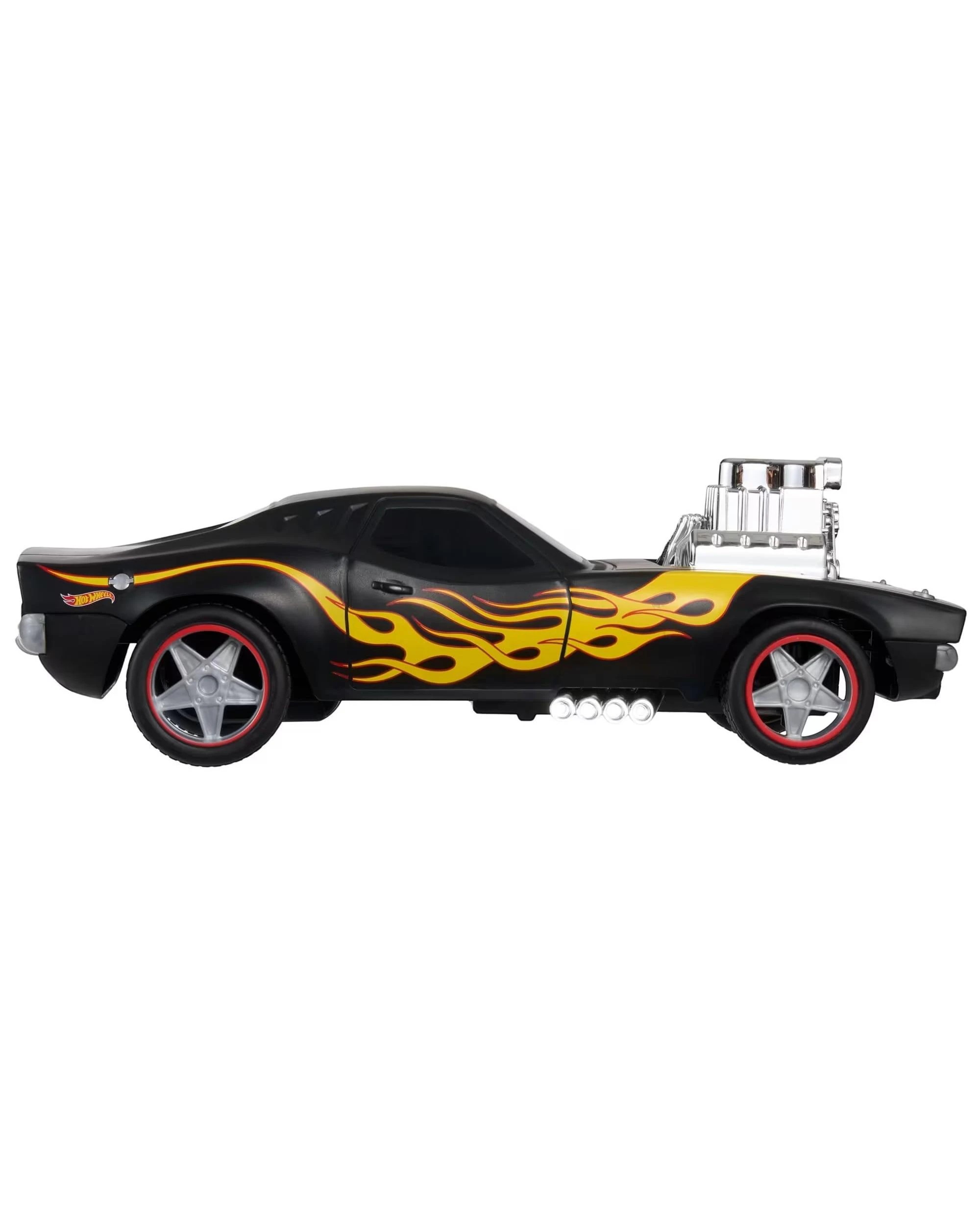4 Hot Wheels 1:16 Scale RC Rodger Dodger Black, 4 of 6