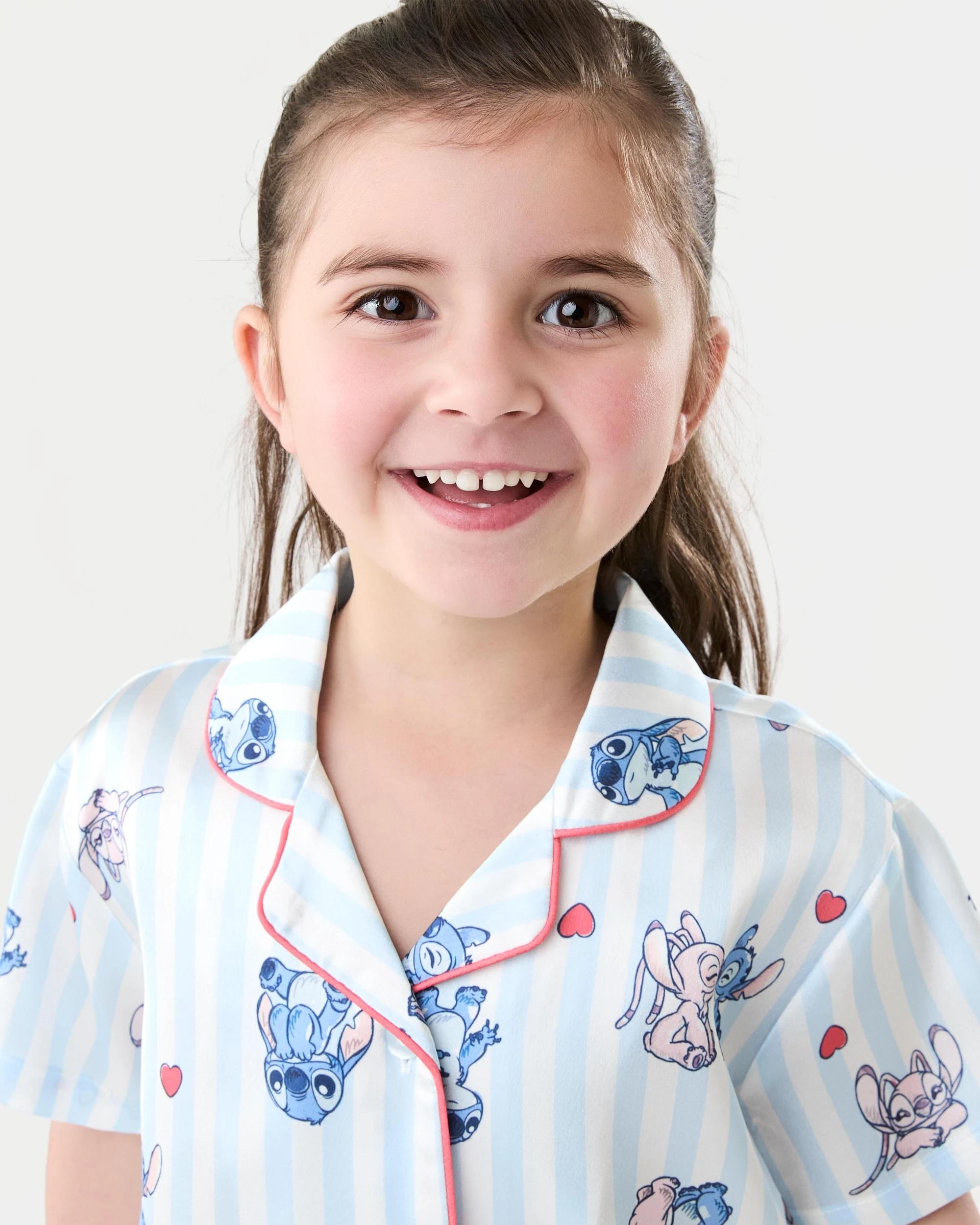 3 Disney Lilo & Stitch License Button Down Pyjama Set Stitch, 3 of 8
