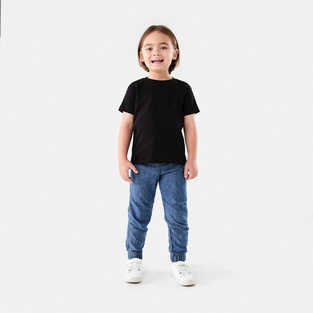 5 Plain T-shirt BLACK, 5 of 6