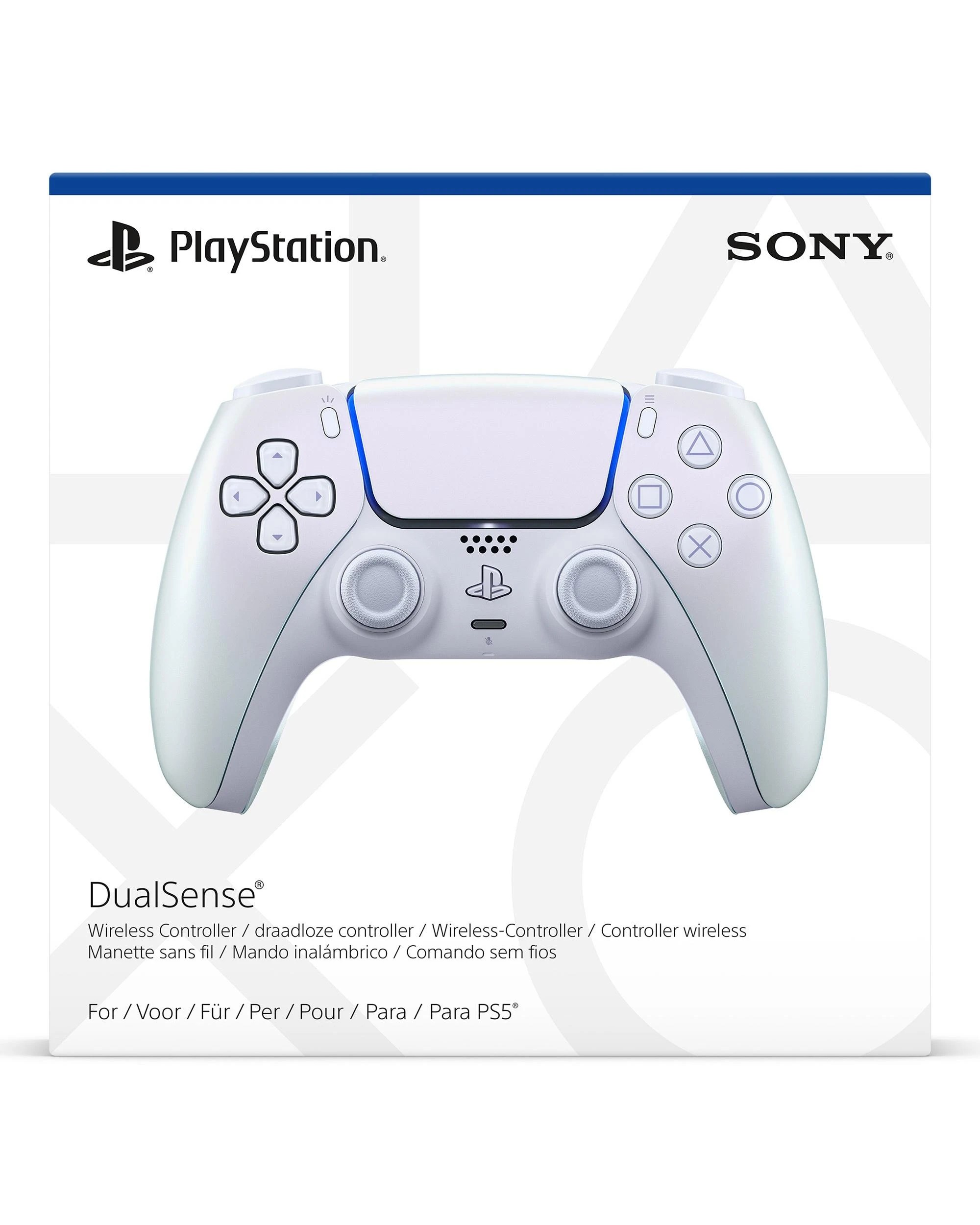 7 Sony PlayStation 5 DualSense Wireless Controller - Chroma Pearl
 - white, 7 of 7