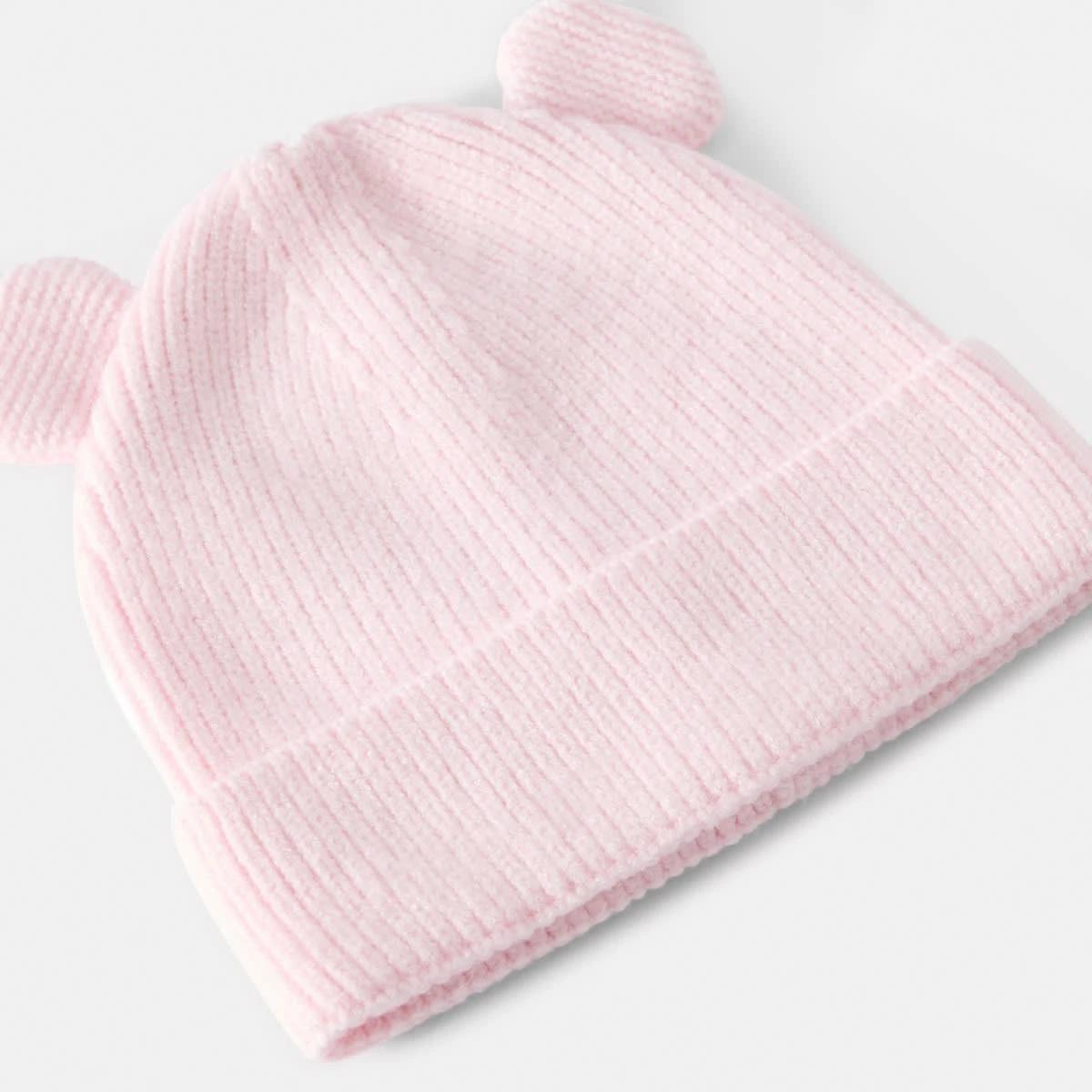 3 Novelty Ear Beanie Fare Pink, 3 of 3