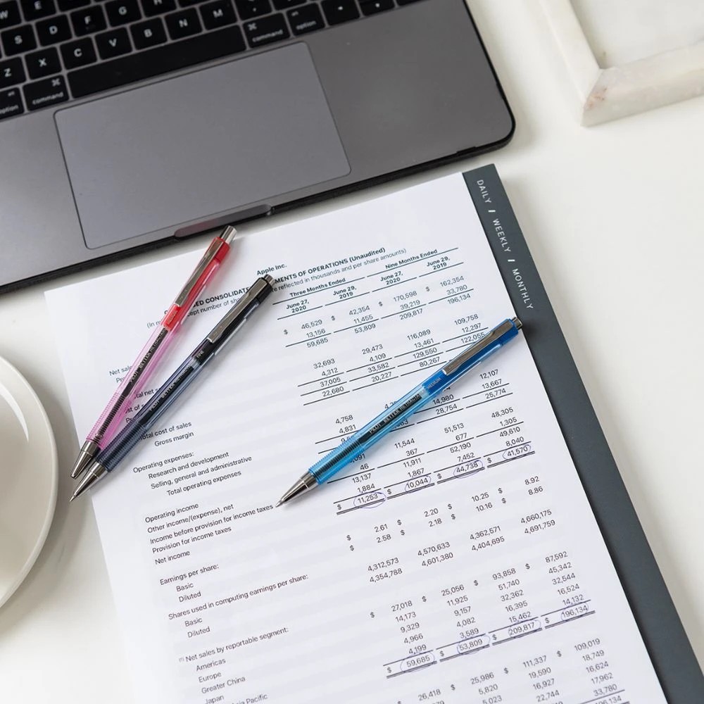 6 PILOT BP-145 Retractable Ballpoint Pen Medium 1mm Black 4 Pk, 6 of 8