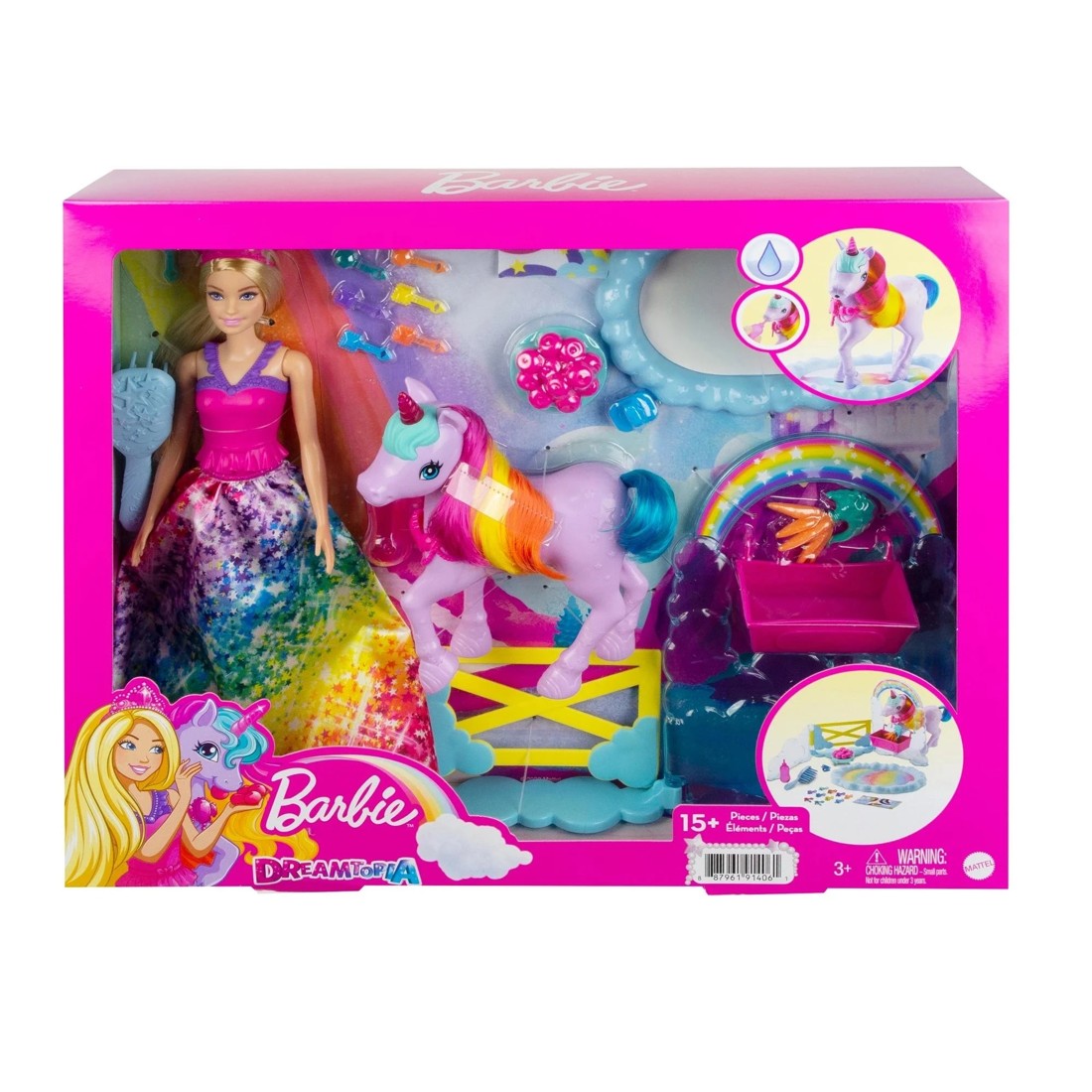 1 Barbie Dreamtopia Doll and Unicorn - Multi, 1 of 5