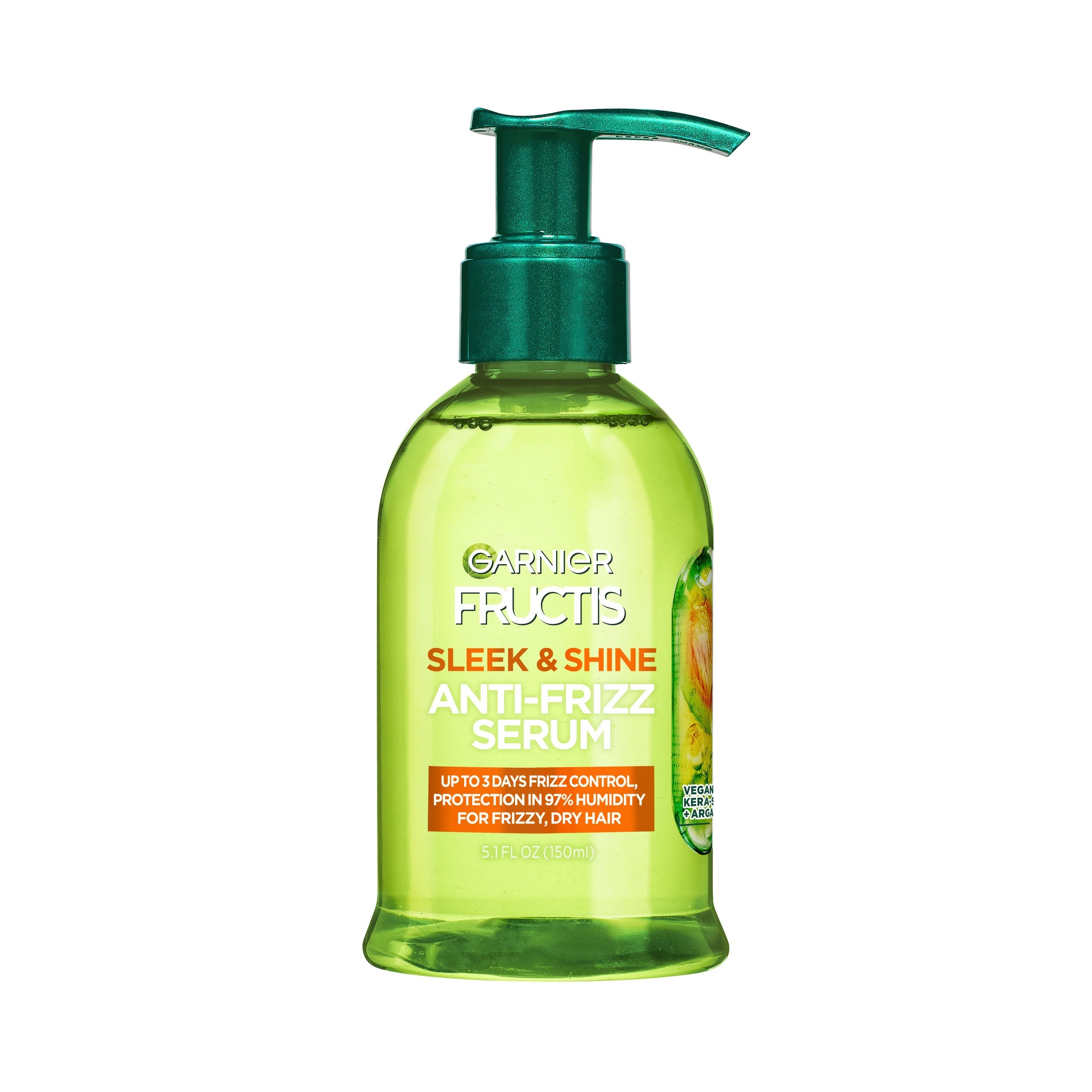 1 150ml Garnier Fructis Sleek and Shine Anti-Frizz Serum, 1 of 7