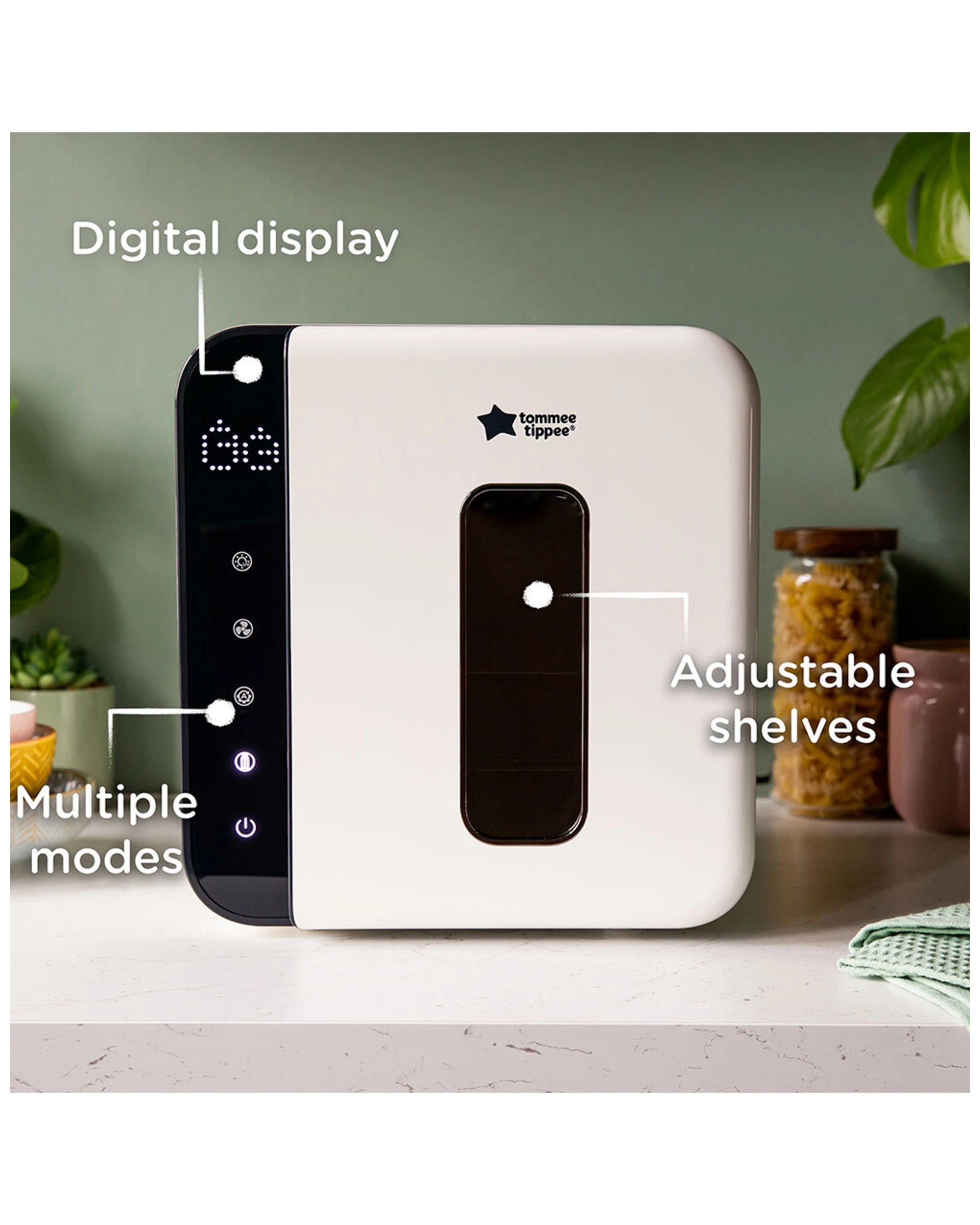 5 Tommee Tippee Ultra Uv Steriliser Dryer And Storage - White, 5 of 5