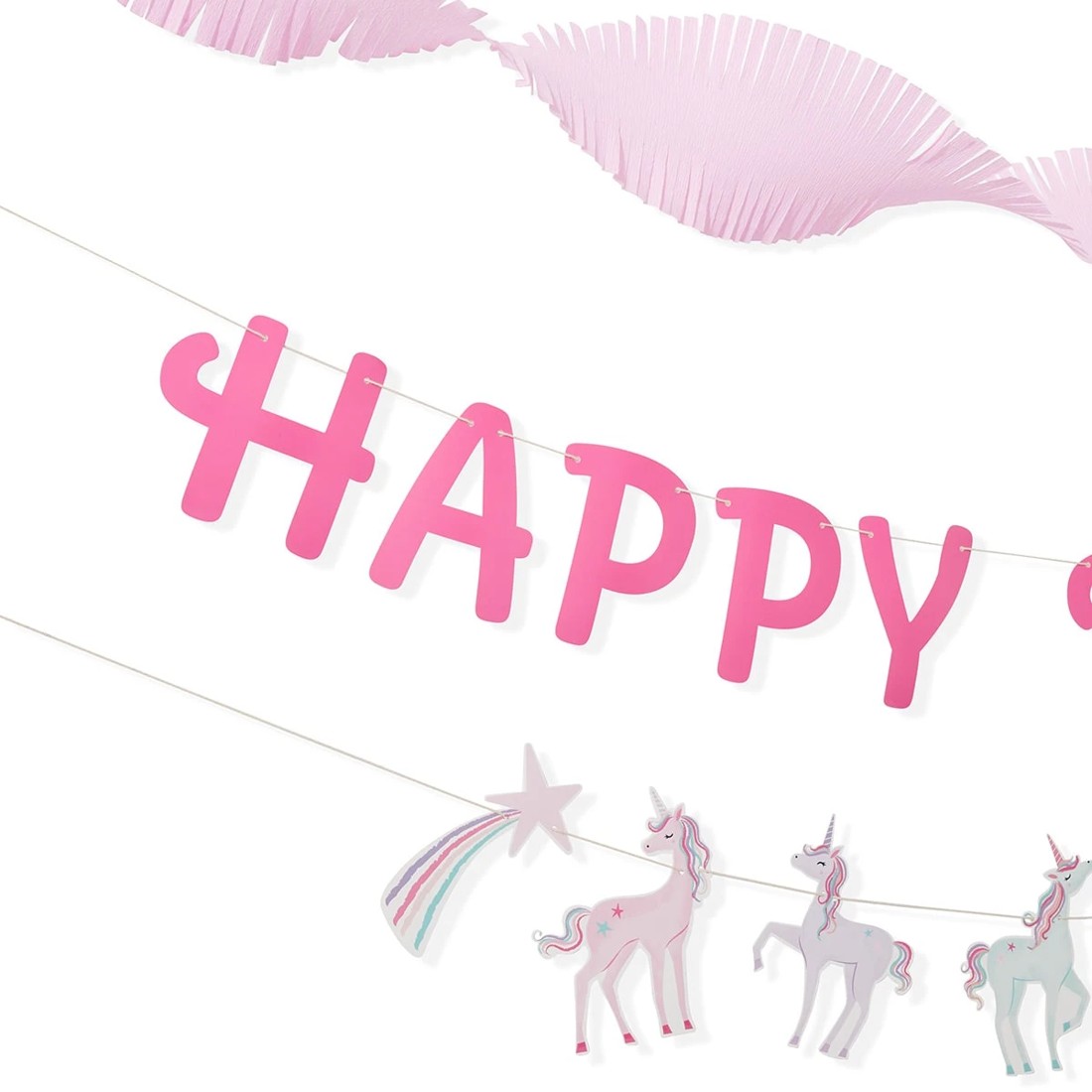 6 4 Piece Unicorn Decoration Pack, 6 of 7