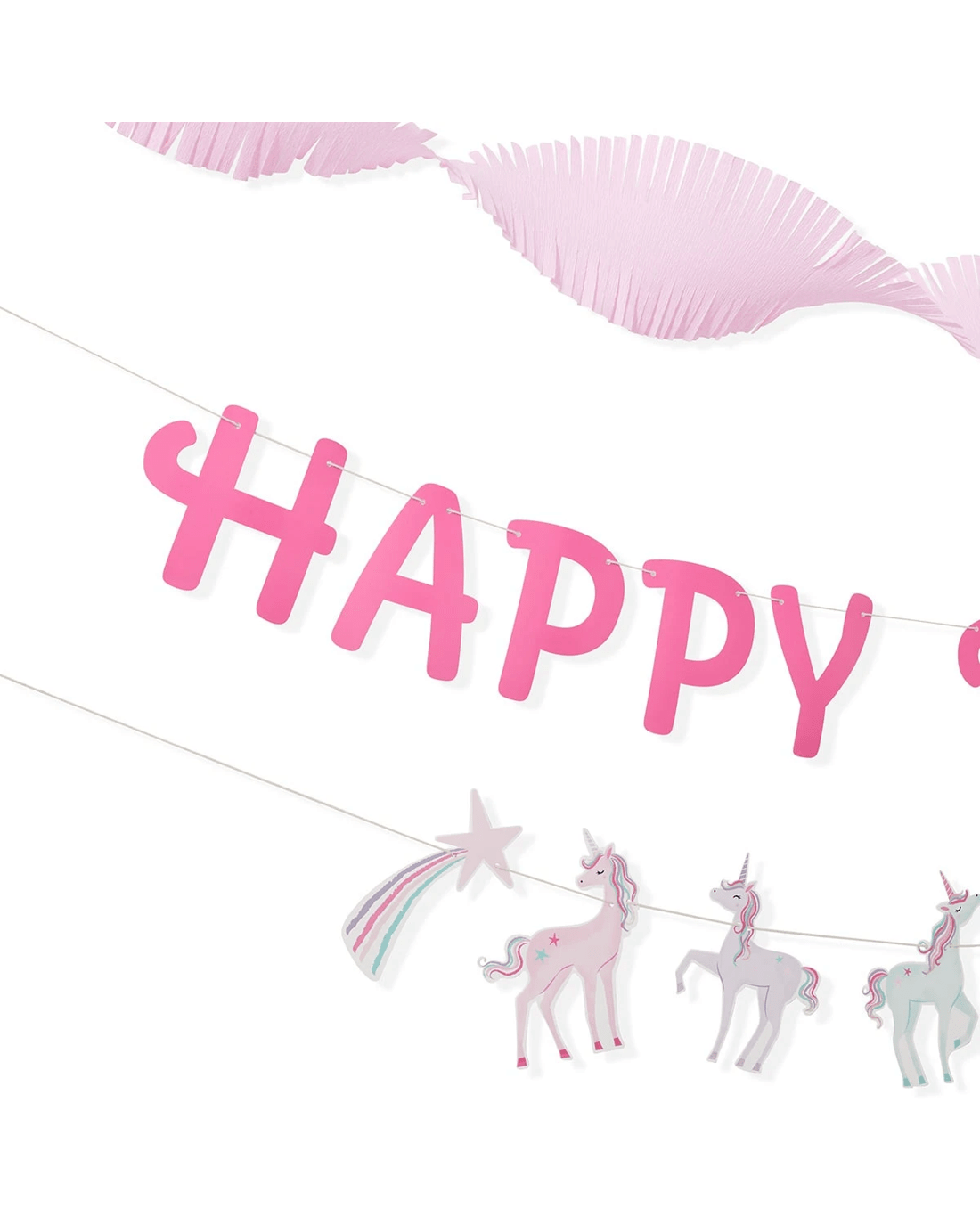 6 4 Piece Unicorn Decoration Pack, 6 of 7