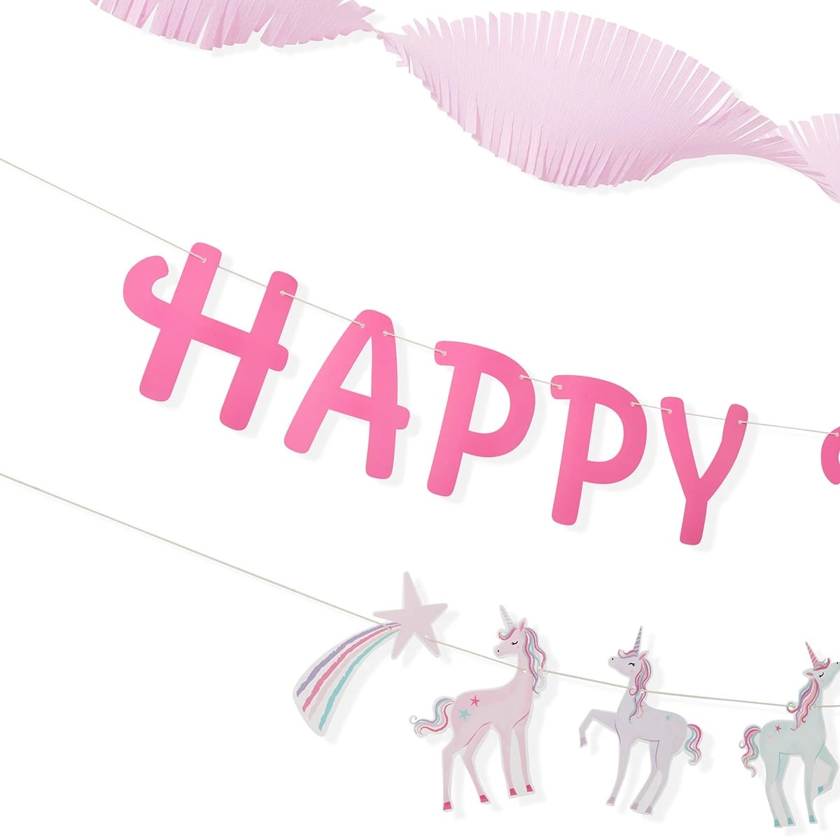 6 4 Piece Unicorn Decoration Pack, 6 of 7