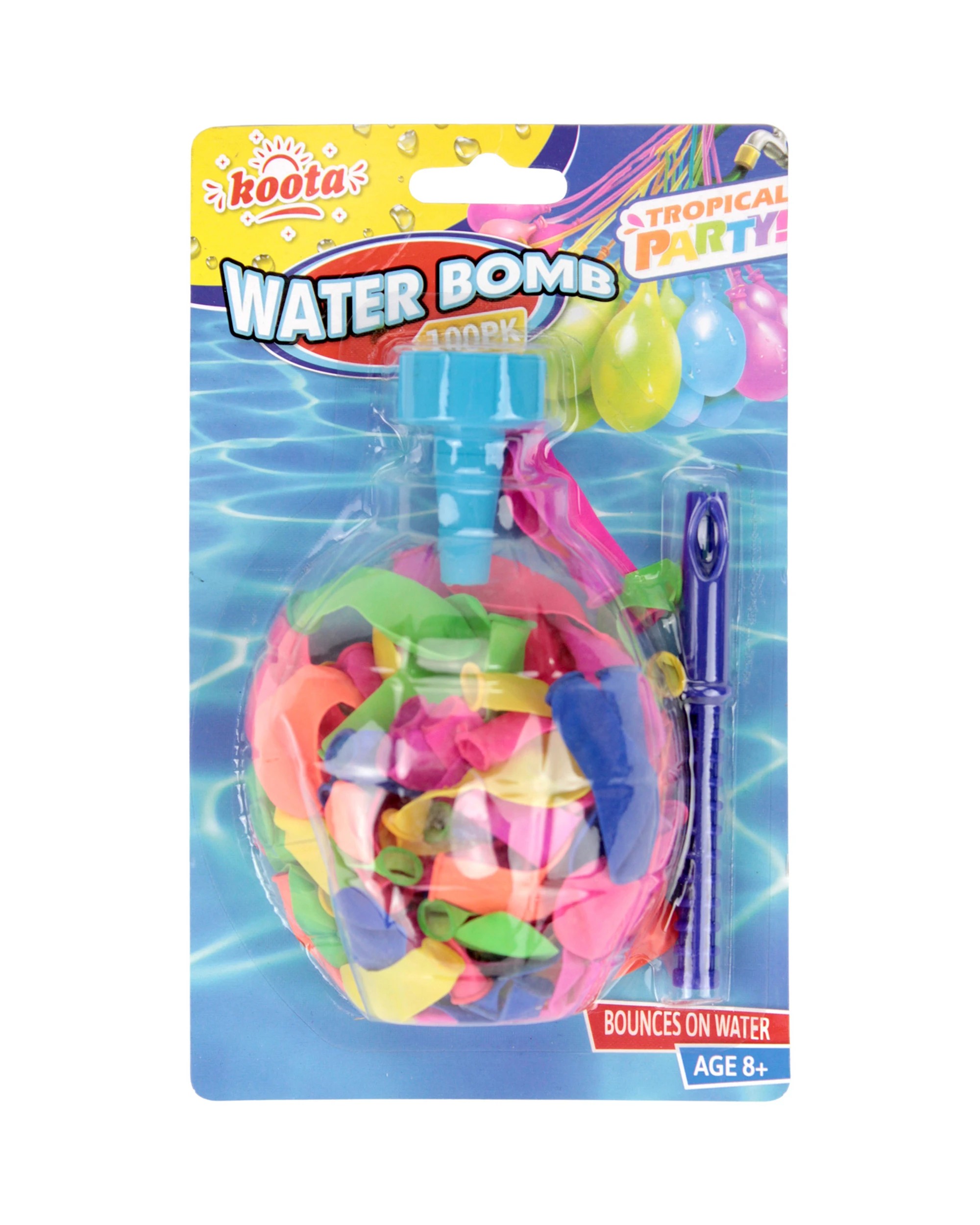 1 Durmaz Water Bomb Balloons With Funnel Pack of 100 - Multi, 1 of 1
