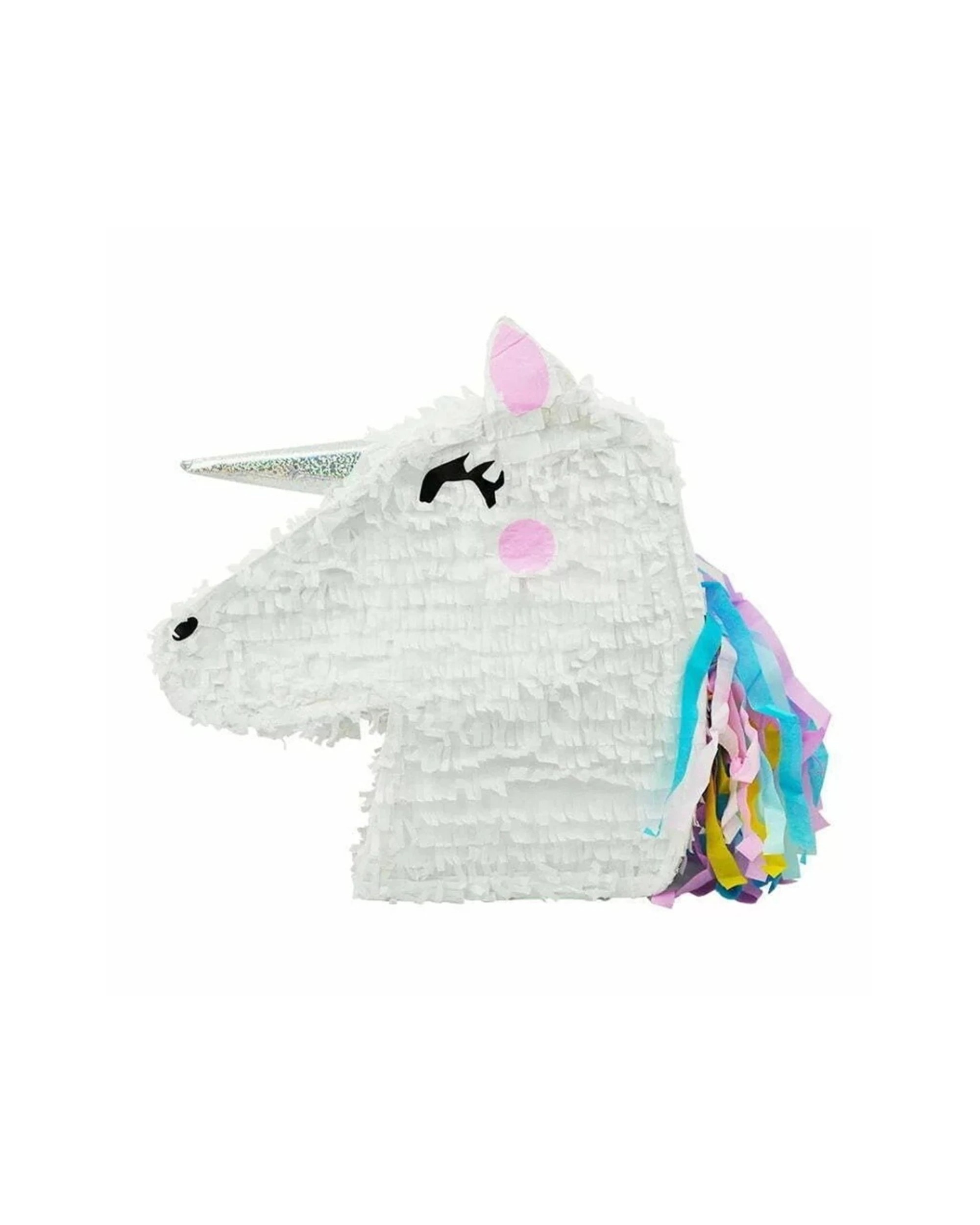 1 Party Maker Outdoor Pinata Event Supplies Unicorn Head - White, 1 of 1