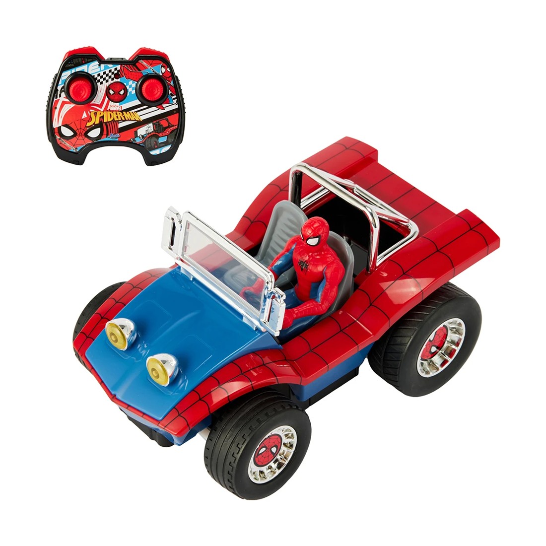 2 Jada Hollywood Rides Marvel Spider-Man R/C Buggy Toy, 2 of 8