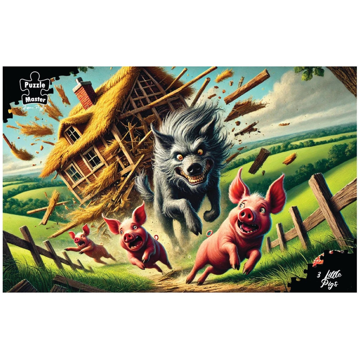 1 Puzzle Master 3 Little Pigs, 1 of 2