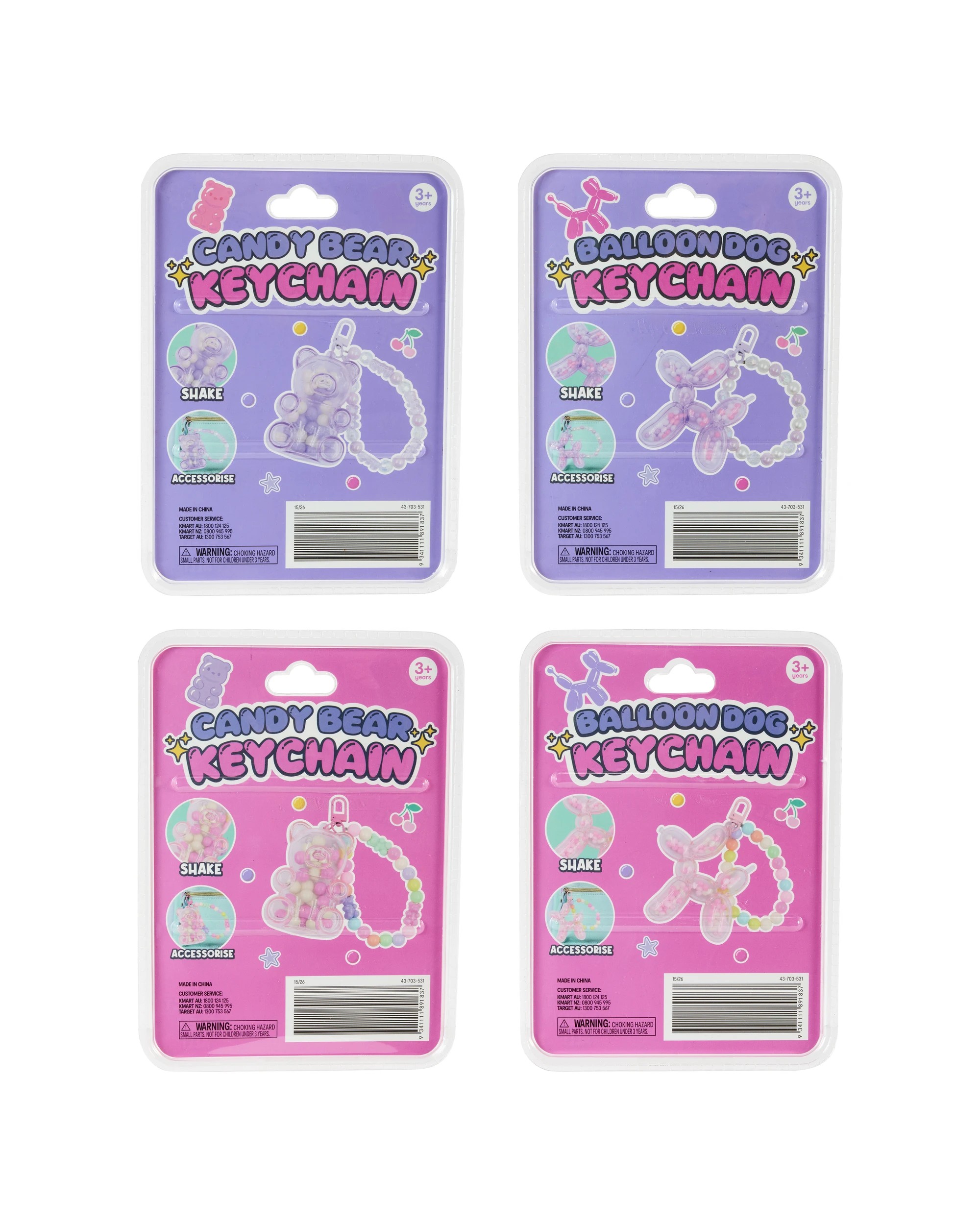 5 Keychain - Assorted, 5 of 5