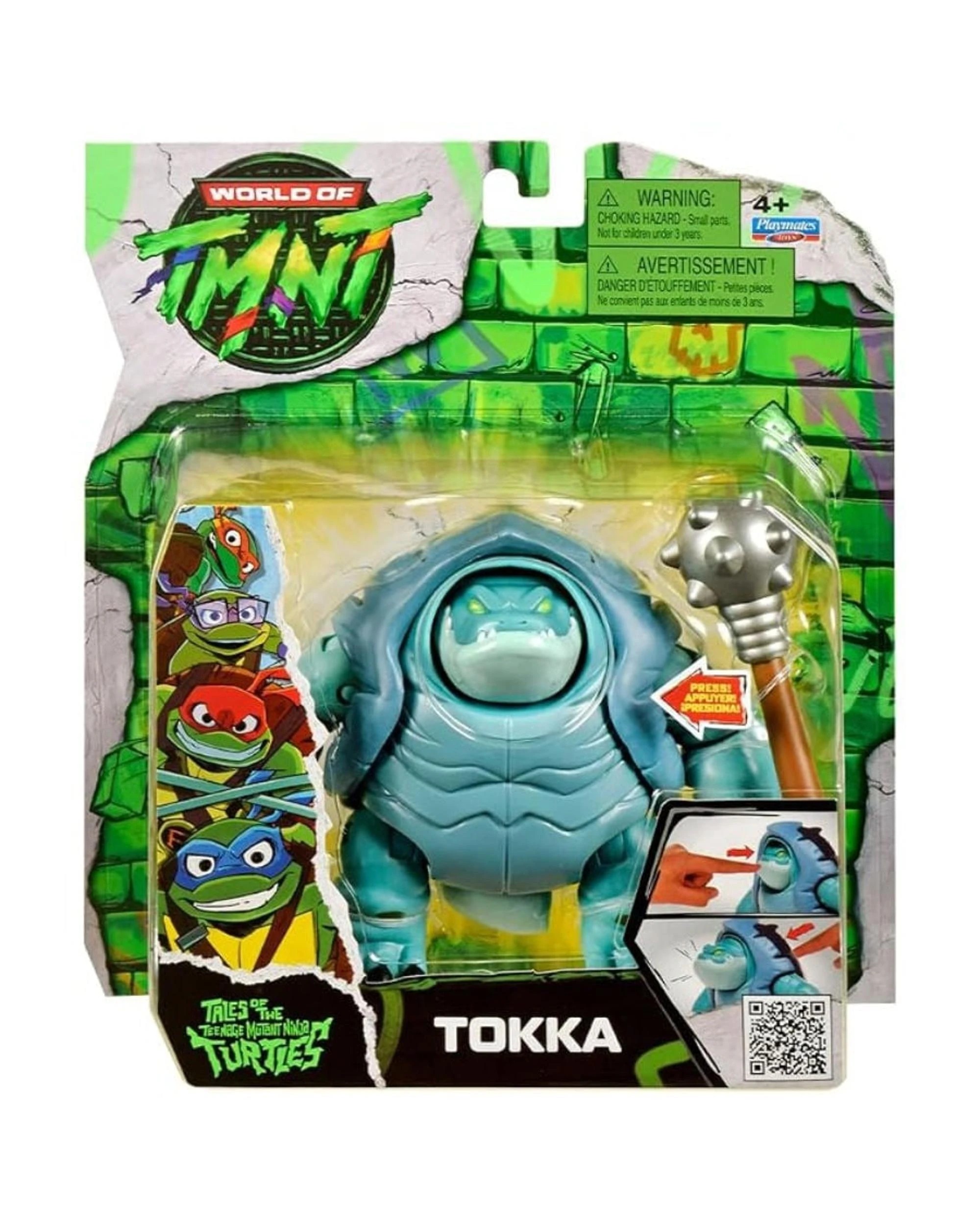1 World of TMNT Tales of Teenage Mutant Ninja Turtles Mutanimals Tokka Figure, 1 of 4
