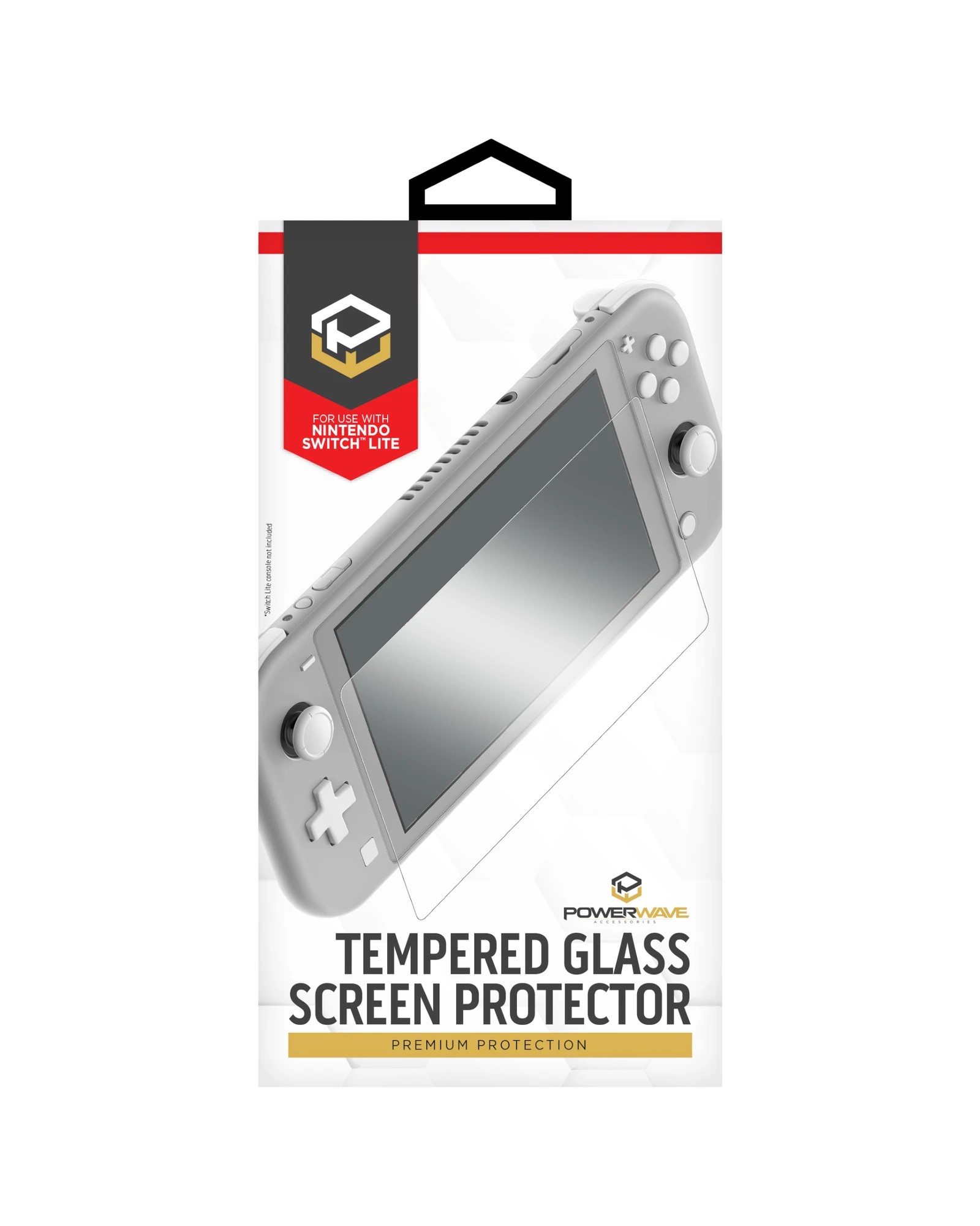1 Powerwave Premium Tempered Glass Screen Protector for Nintendo Switch Lite - White, 1 of 2
