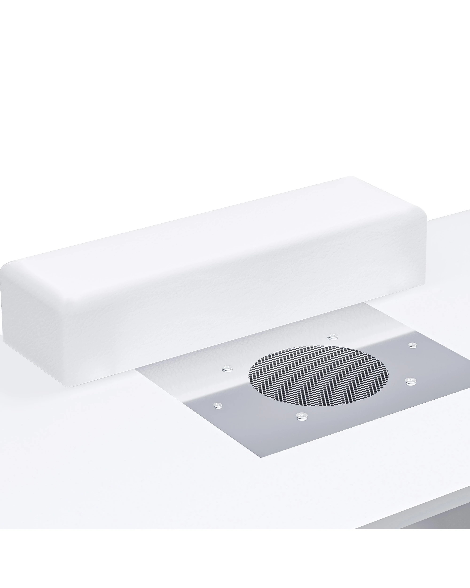 3 Advwin Manicure Table Dust with Dust Collector LED Light Charging Station - White, 3 of 8