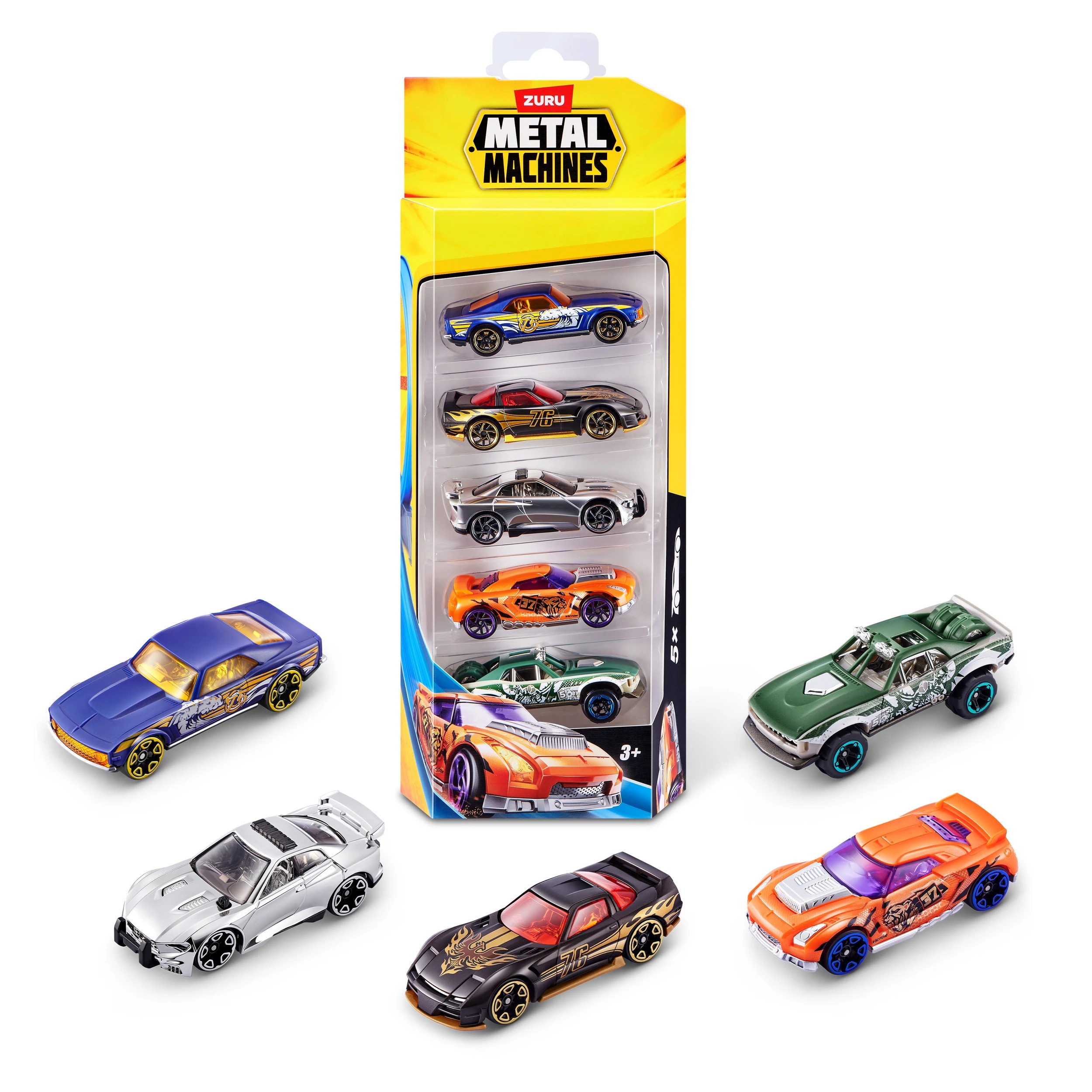 1 Metal Machines Ultimate Racing 5 Pack Vehicles, 1 of 9
