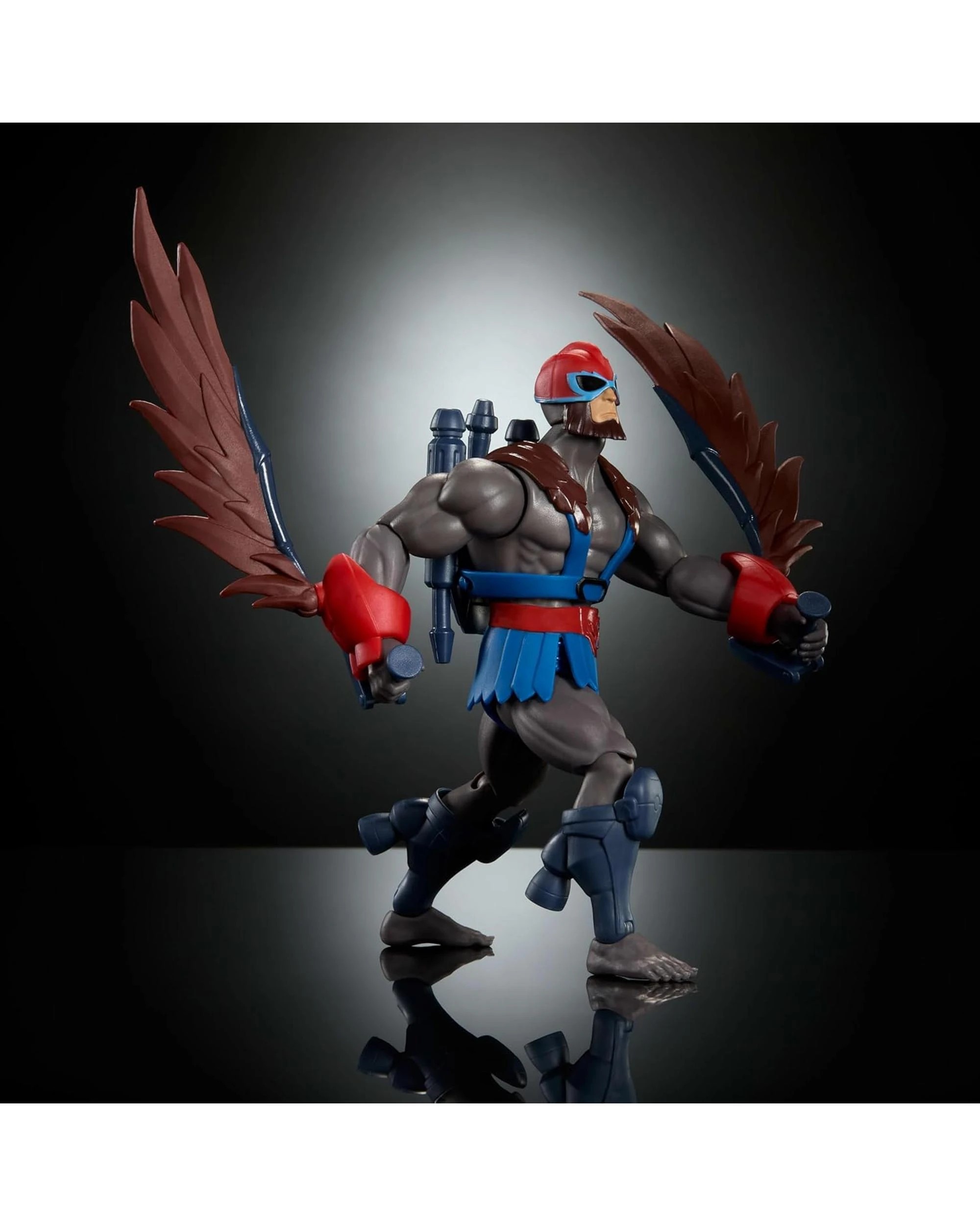 4 He-Man and the Masters of the Universe Origins Cartoon Collection 200X Stratos 5.5 inch Action Figure, 4 of 6