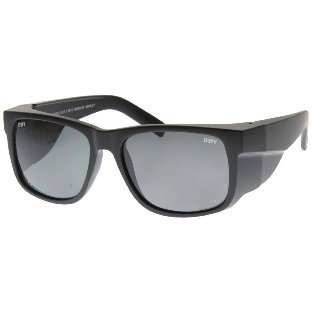 1 Defy Shield Polarised Smoke Lens Safety Glasses, 1 of 3