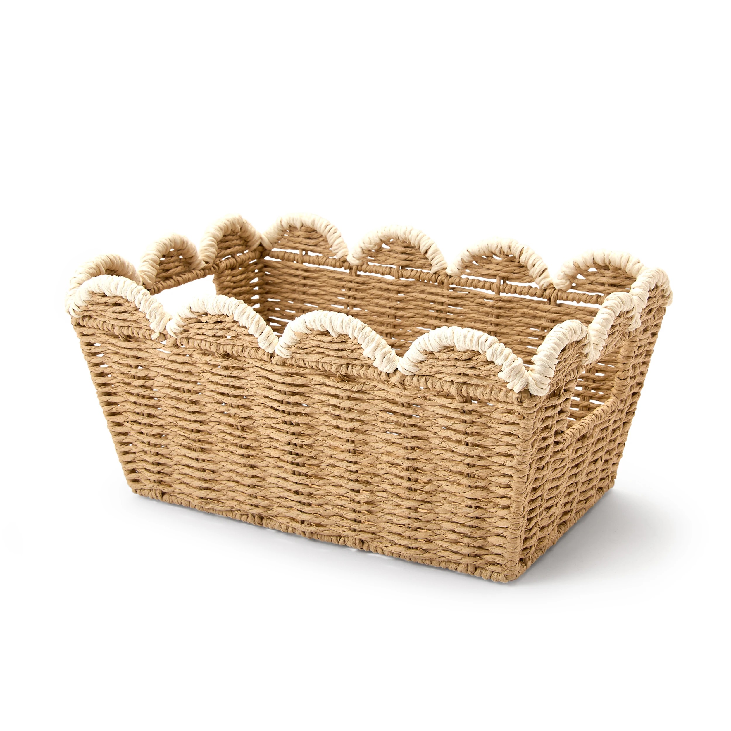 1 Wave Paper Rope Basket - Small, 1 of 7