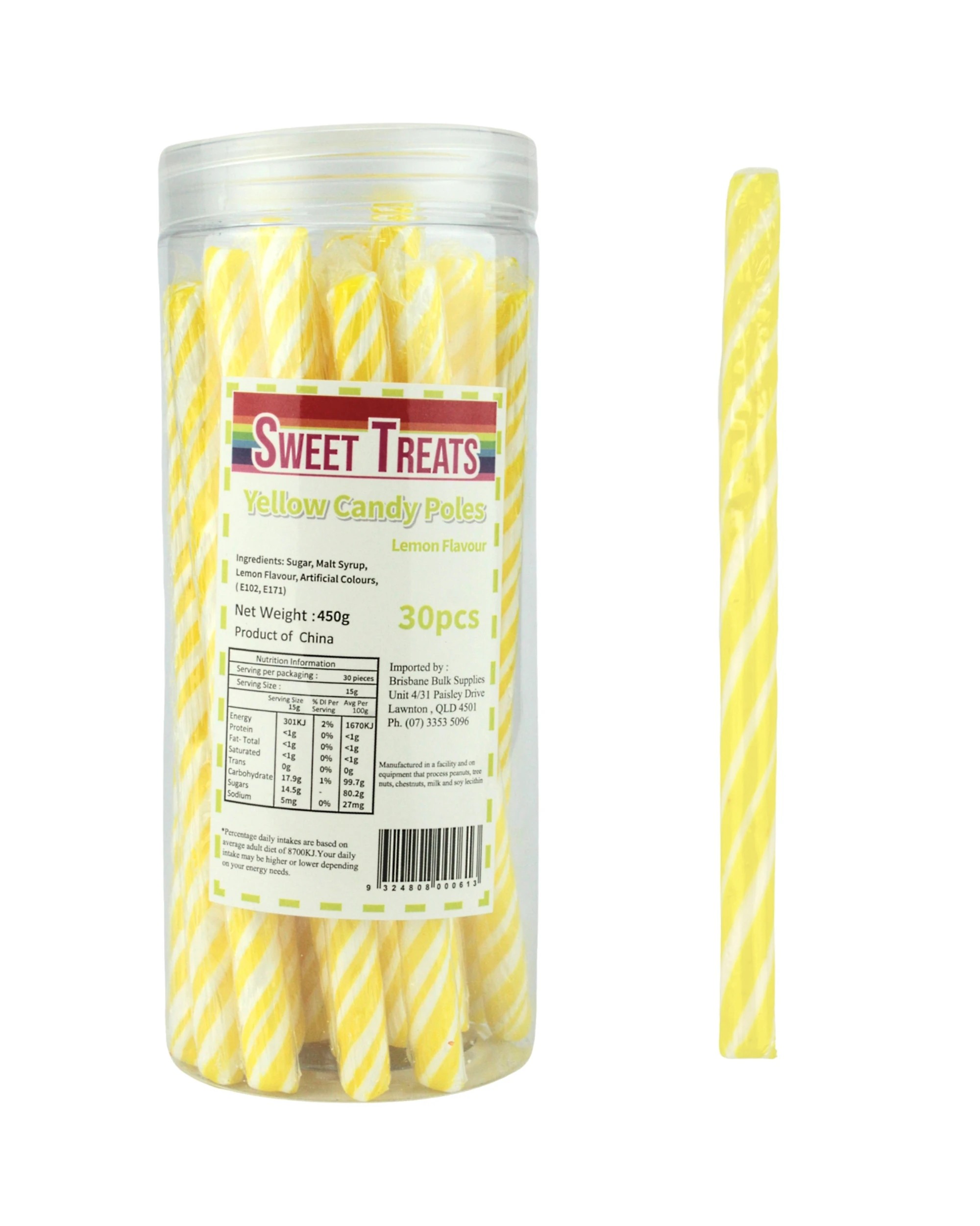 1 BBS Swirl Candy Poles Pack of 30, 1 of 3