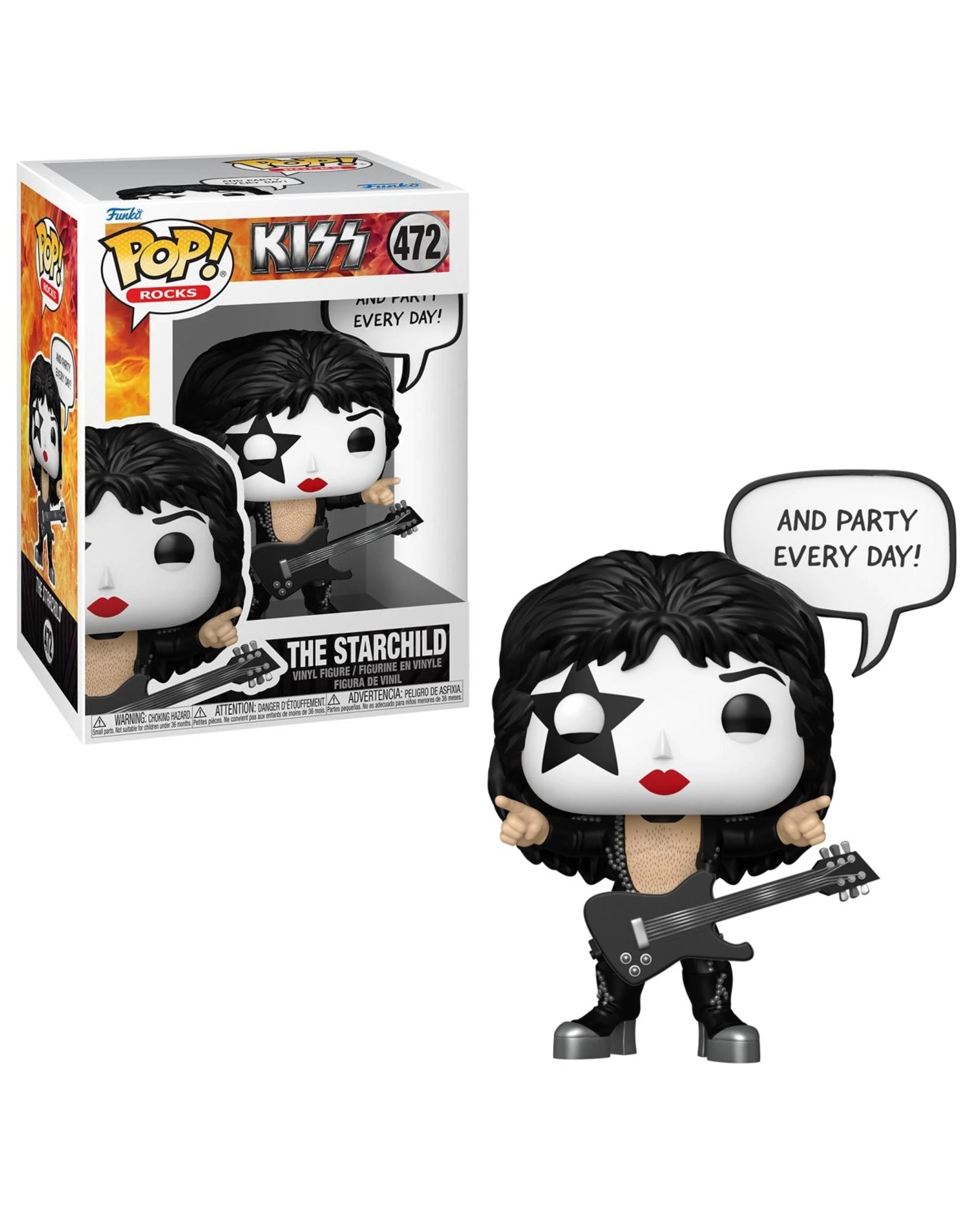 1 KISS The Starchild Rock and Roll All Night Sayings Funko POP! Vinyl, 1 of 3