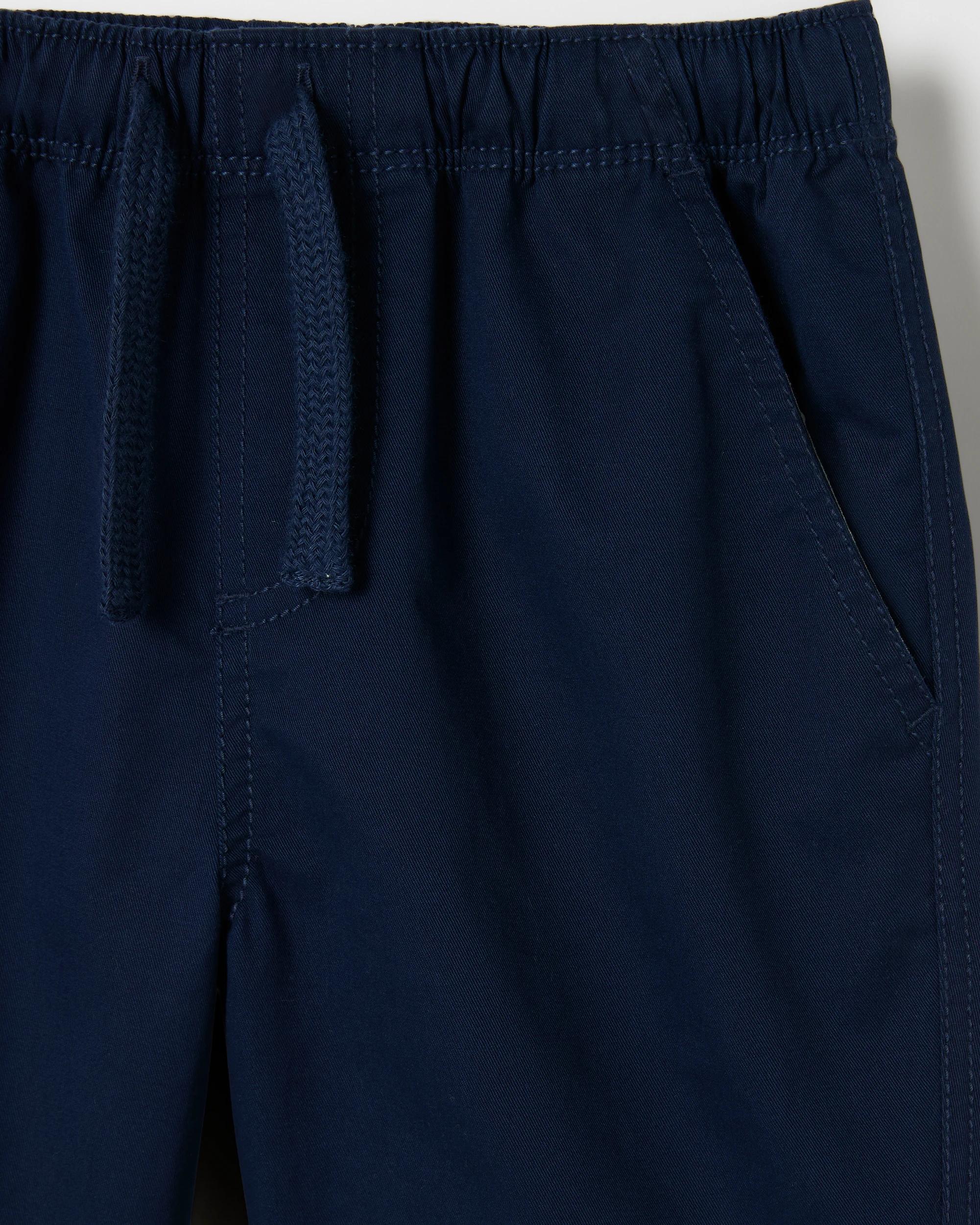 6 Target Kids Pull On Woven Shorts NAVY BLUE, 6 of 6