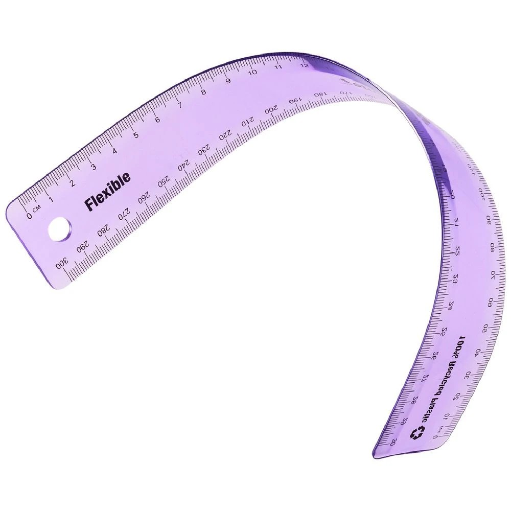 2 Studymate Flexible Ruler 30cm Purple, 2 of 2