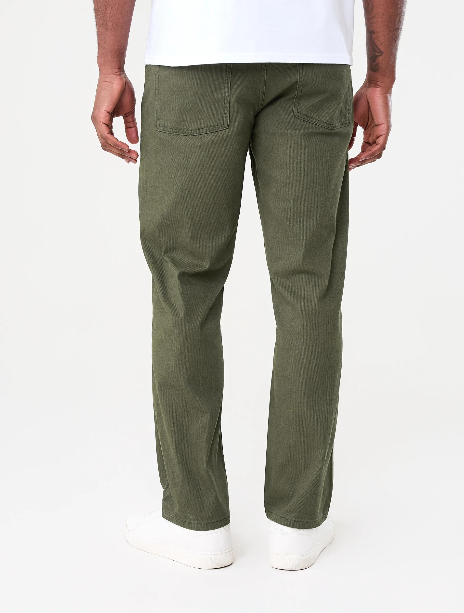 3 Straight Textured Jeans Grn Forest, 3 of 5