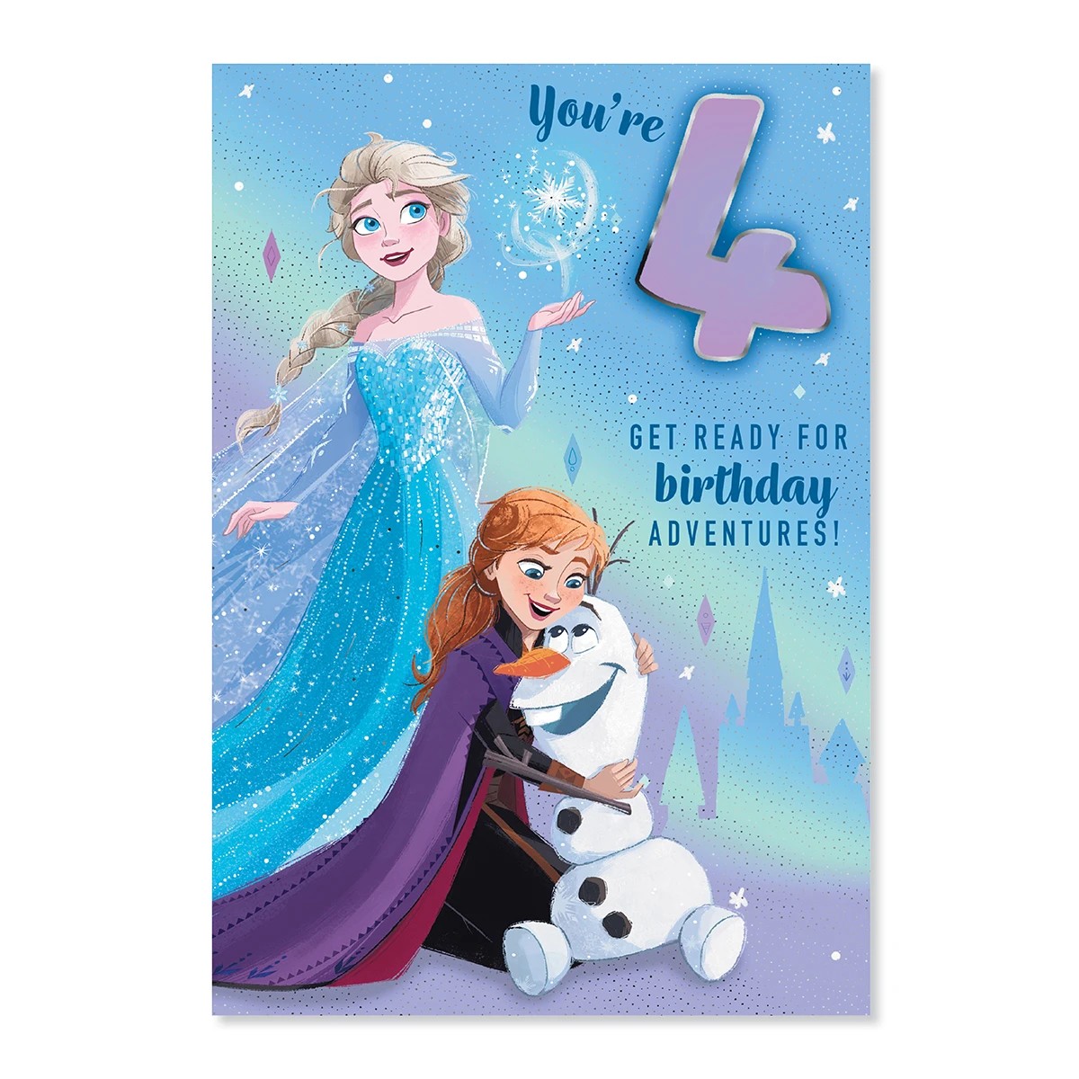 3 Connections from Hallmark 4th Birthday Card - Disney Frozen, 3 of 3